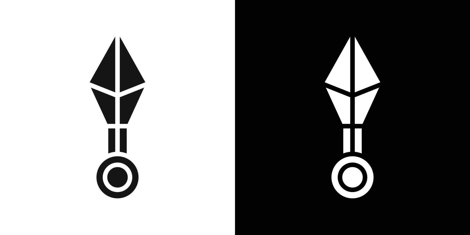 Japanese ninja shuriken icon Flat fill set collection vector