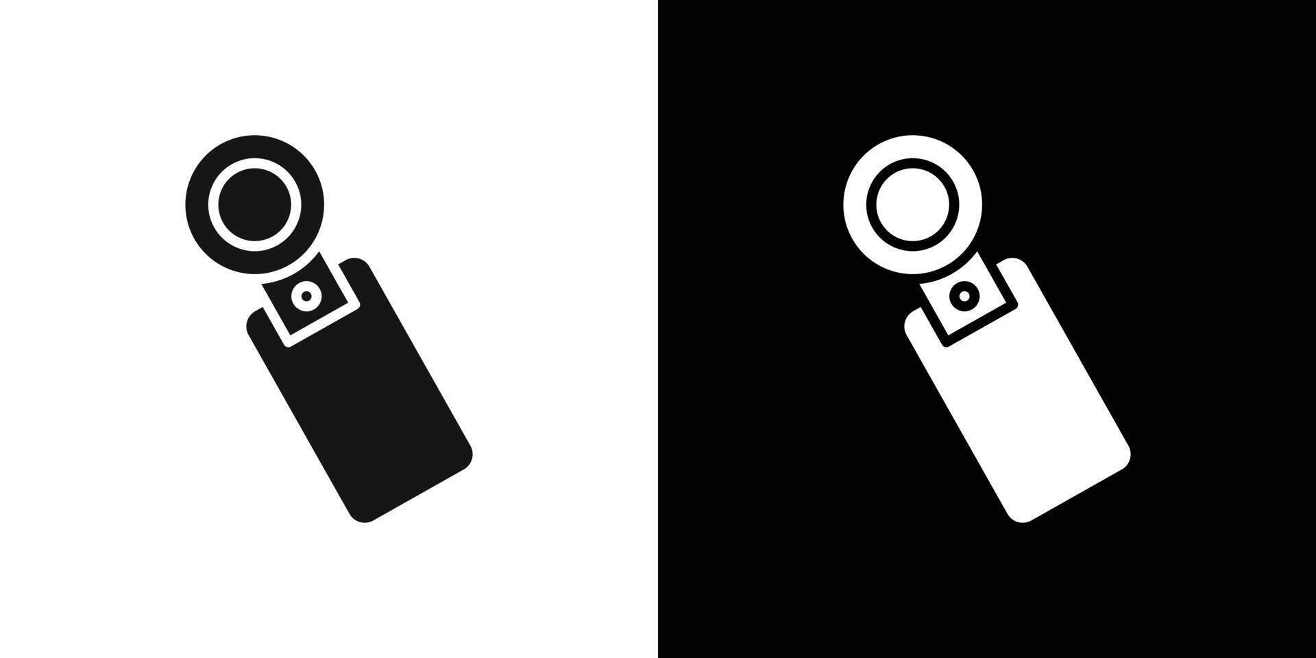 Key Chain Icon Flat fill set collection vector