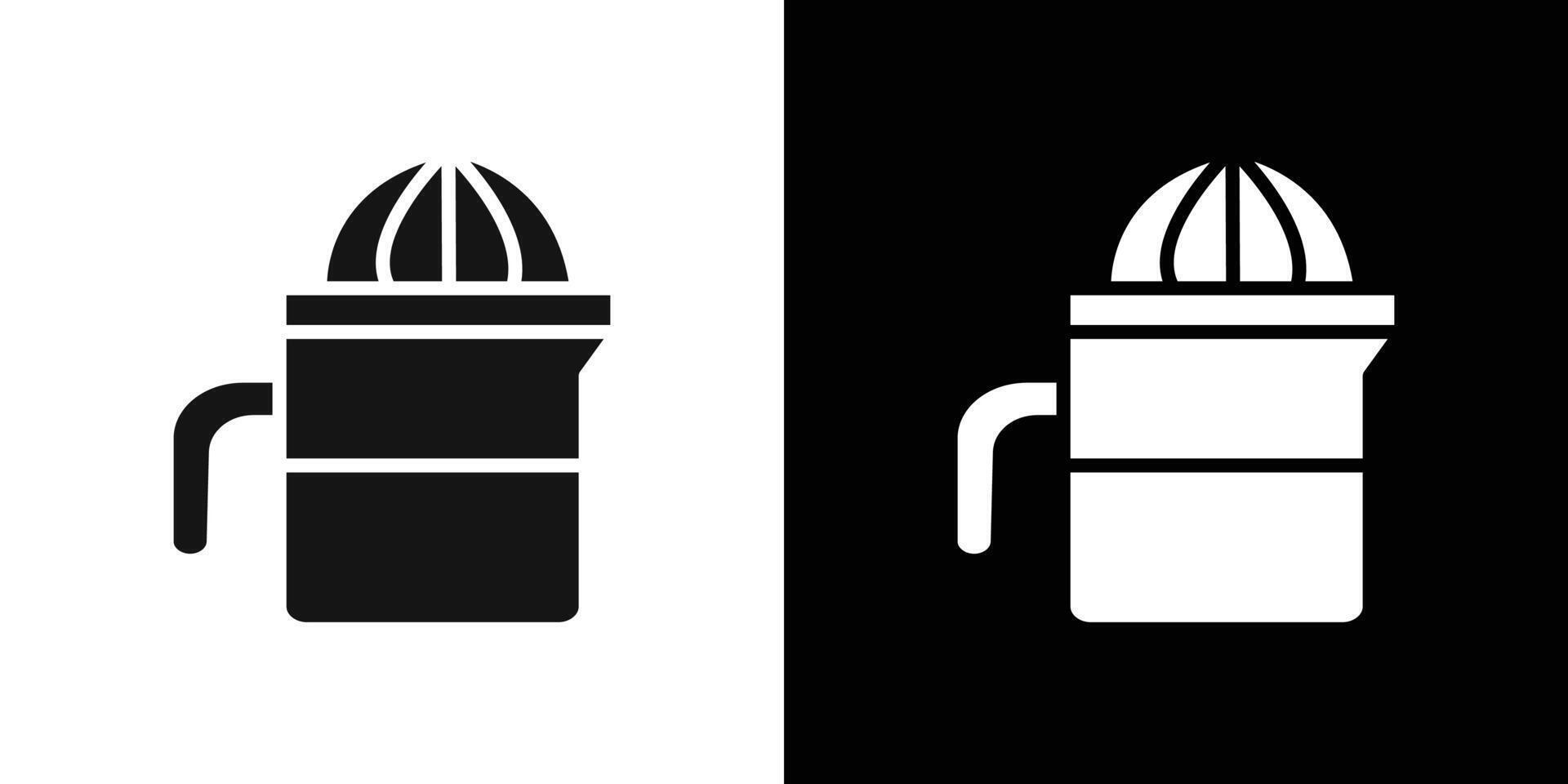 Lemon squeezer icon Flat fill set collection vector