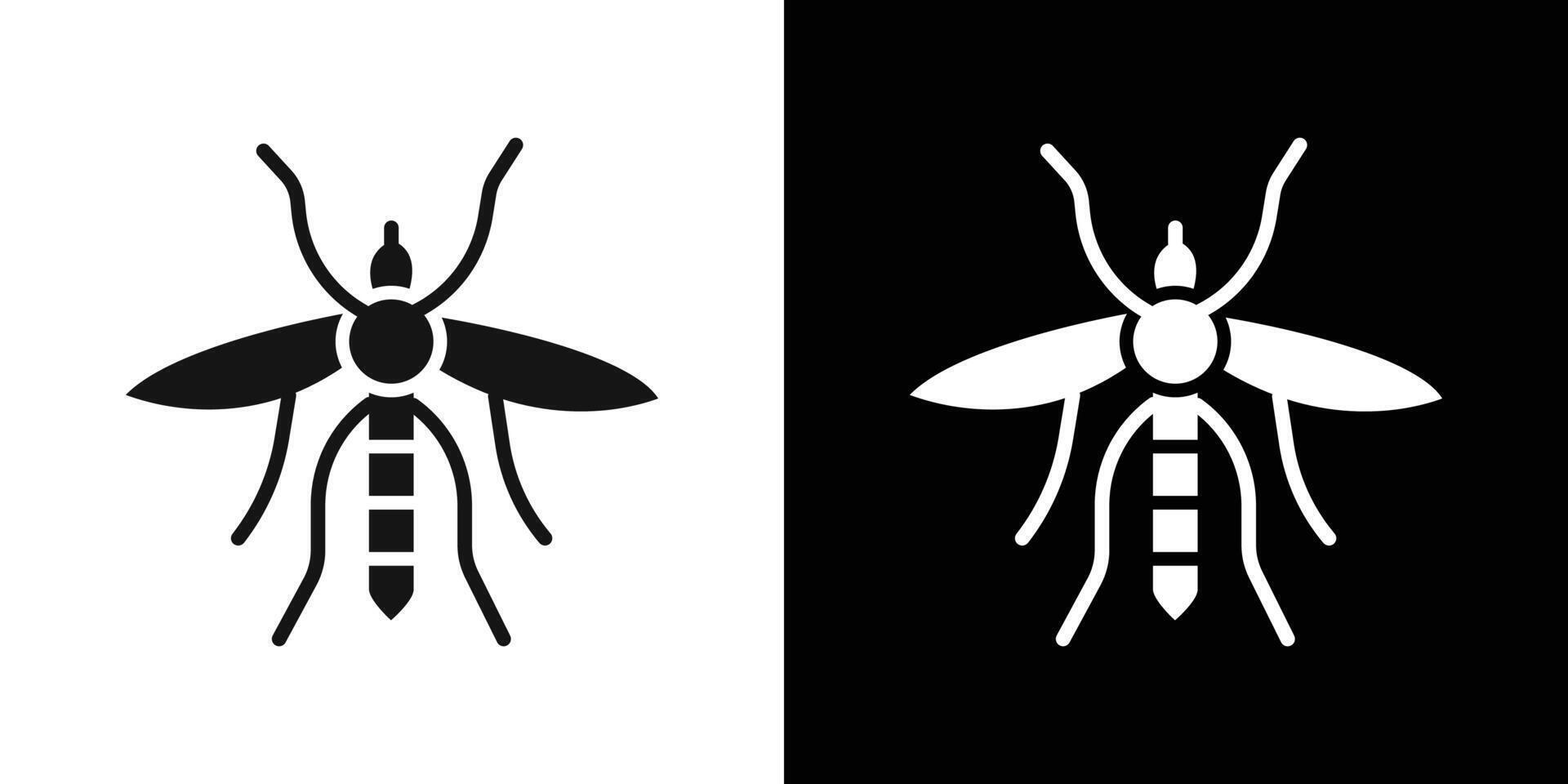 malaria icon Flat fill set collection vector