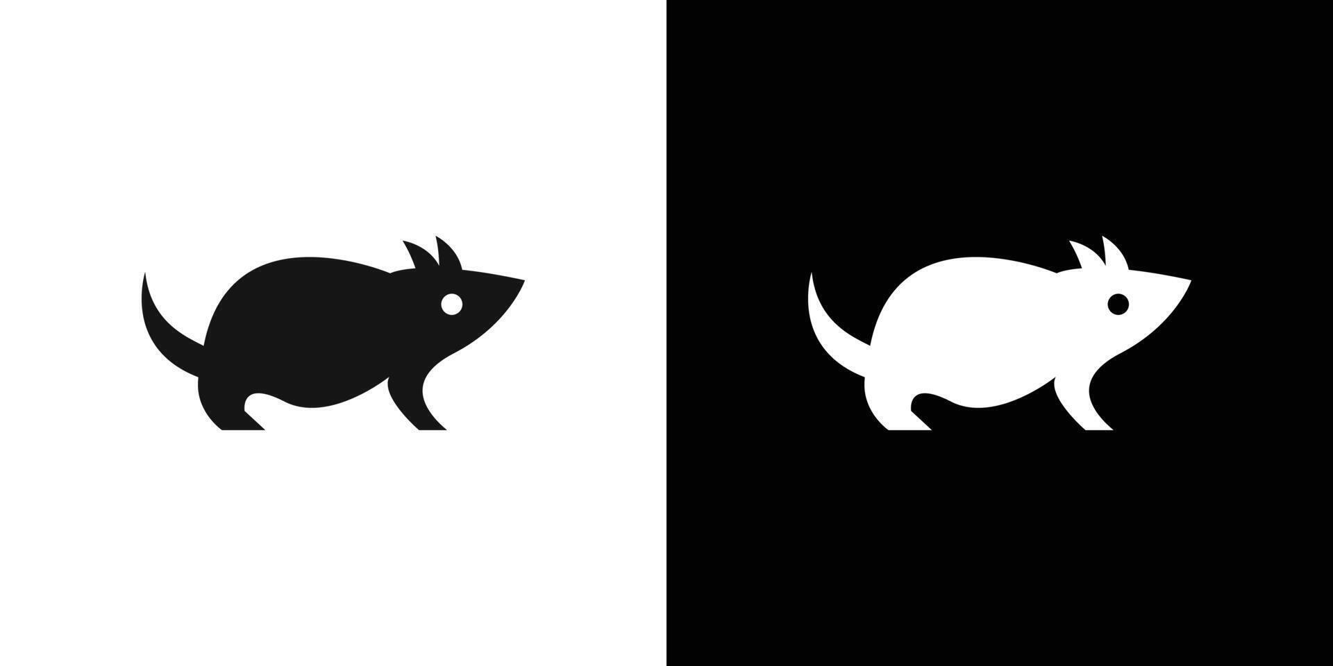 Mouse animal icon Flat fill set collection vector