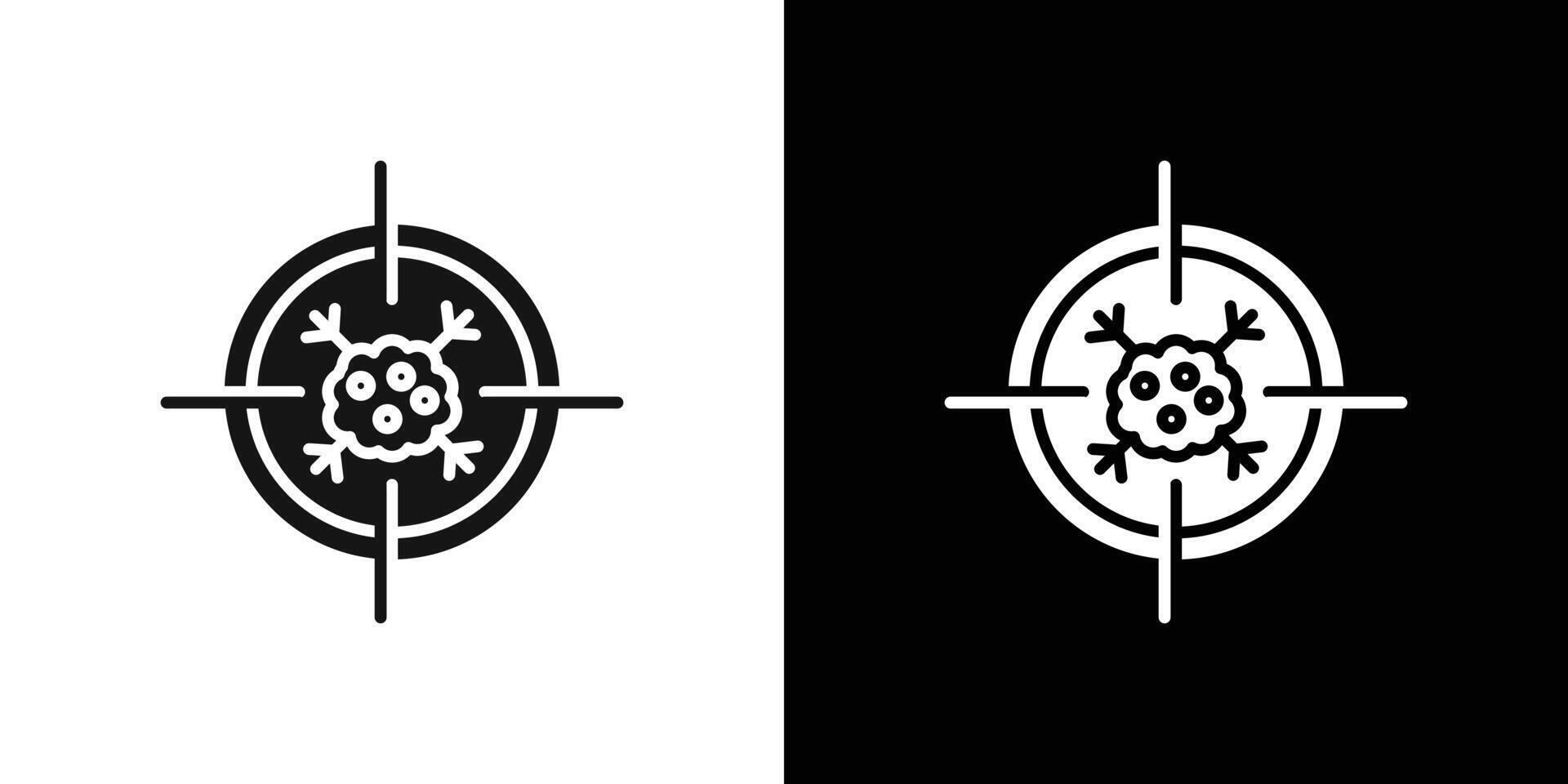Oncology department icon Flat fill set collection vector