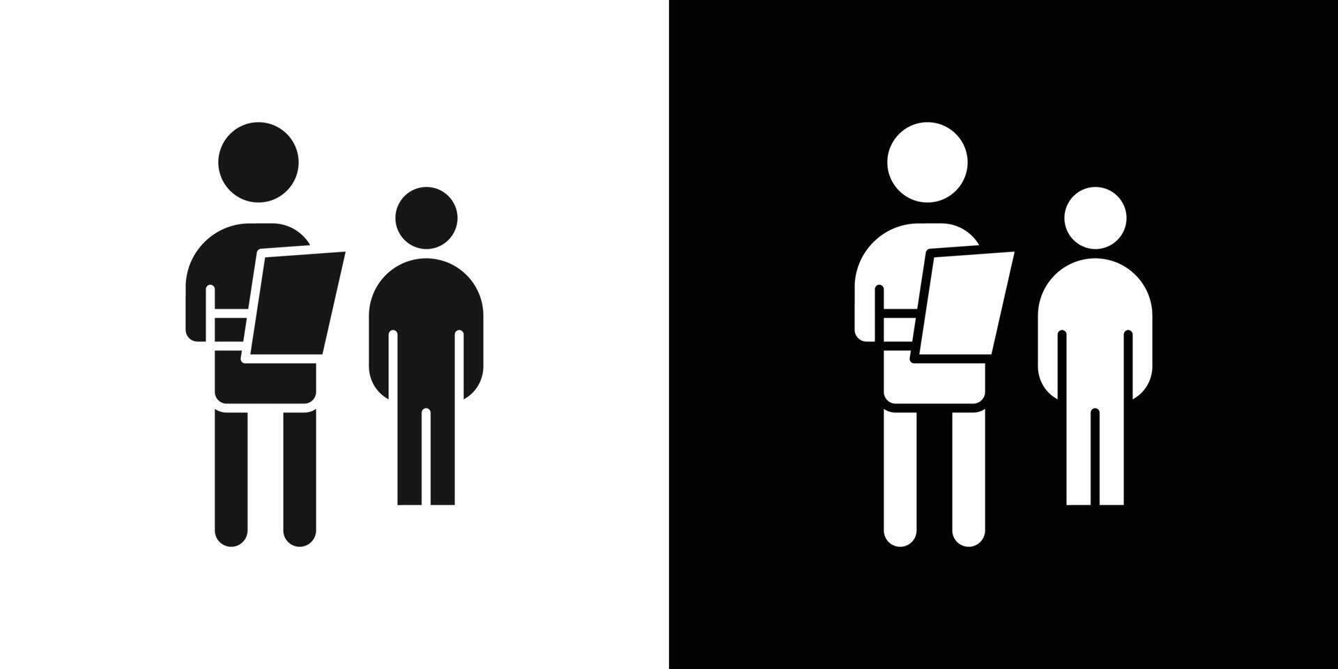 Oral survey icon Flat fill set collection vector