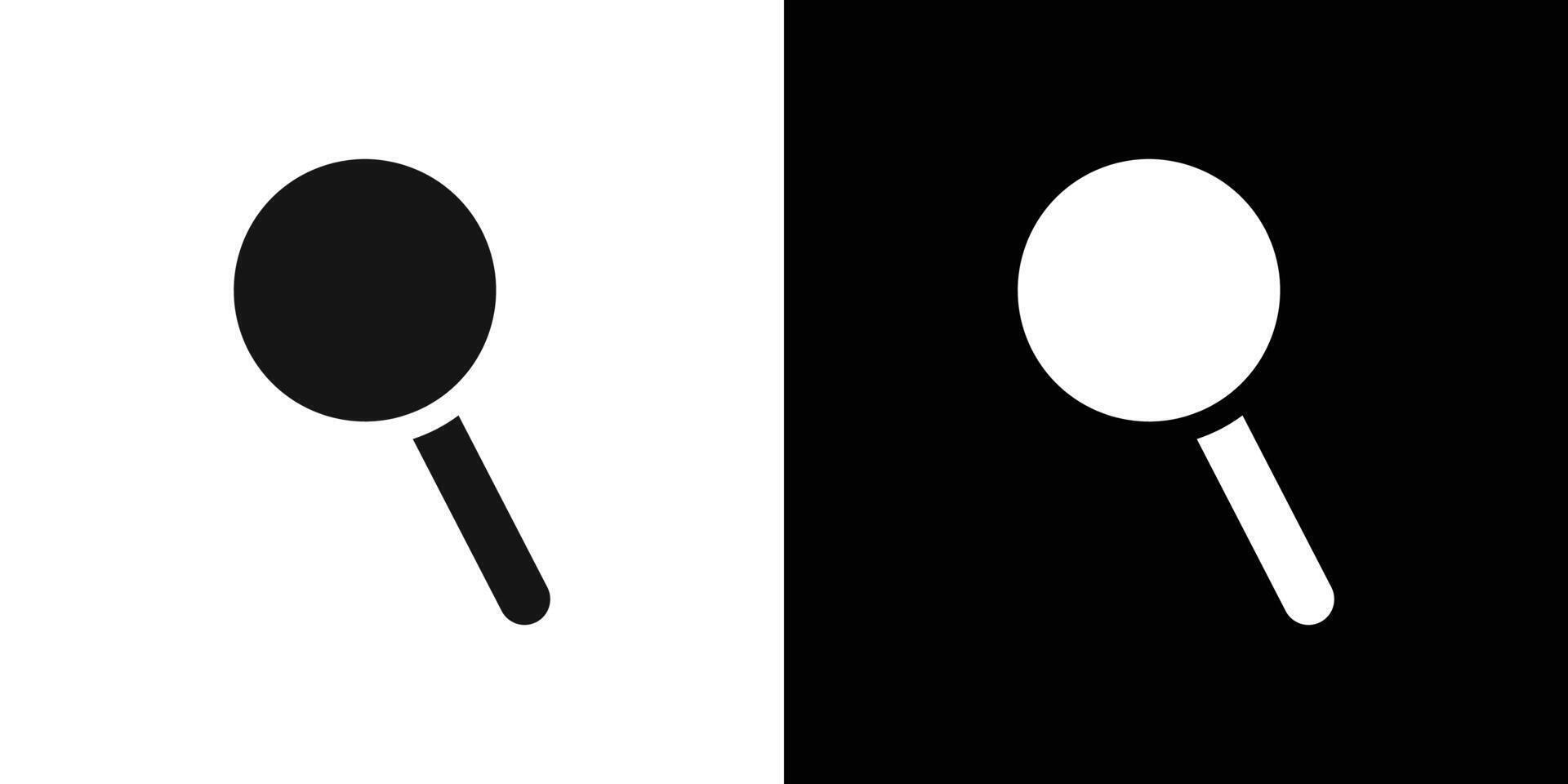 search icon Flat fill set collection vector
