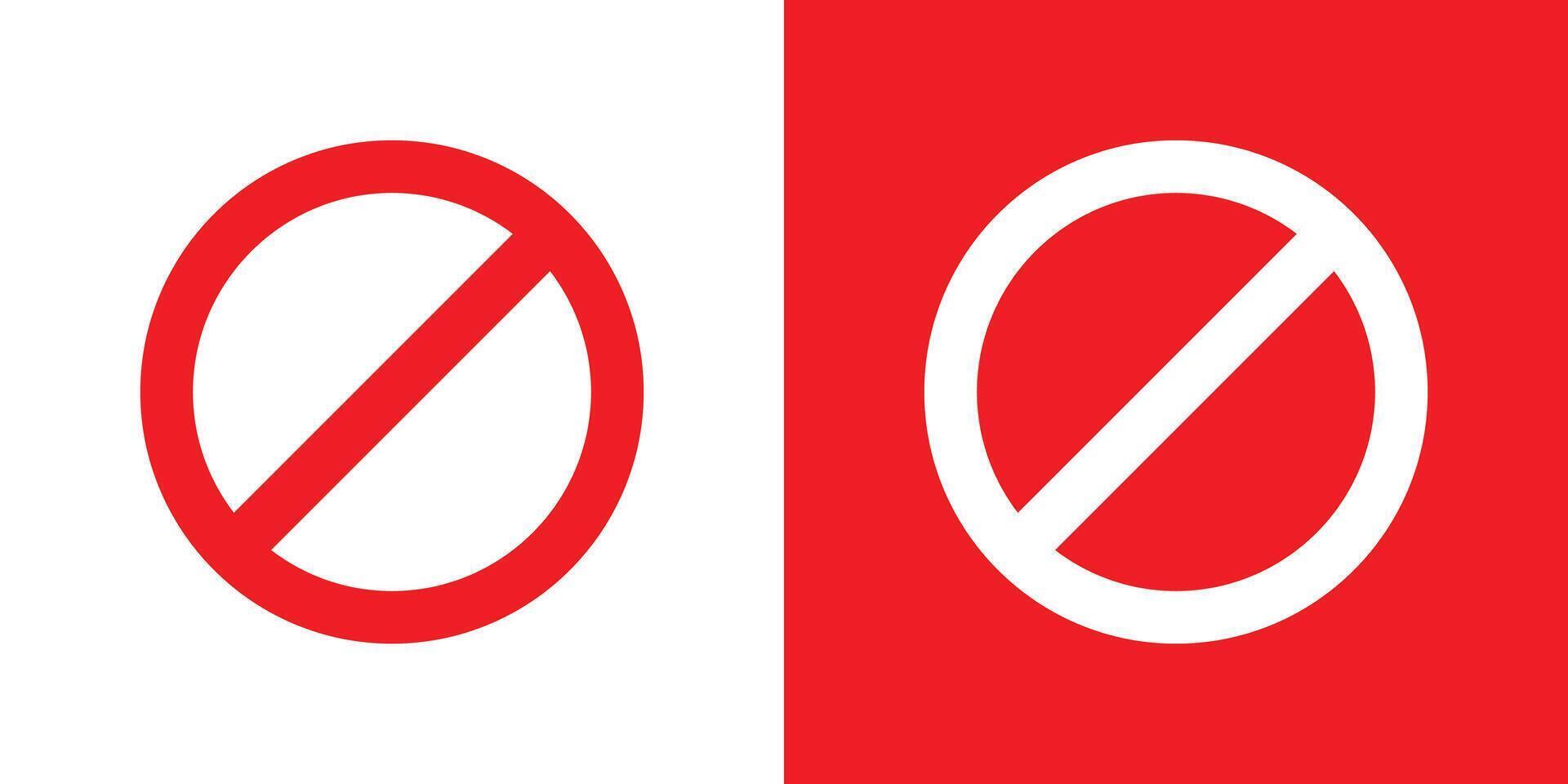 Stop icon Flat fill set collection vector