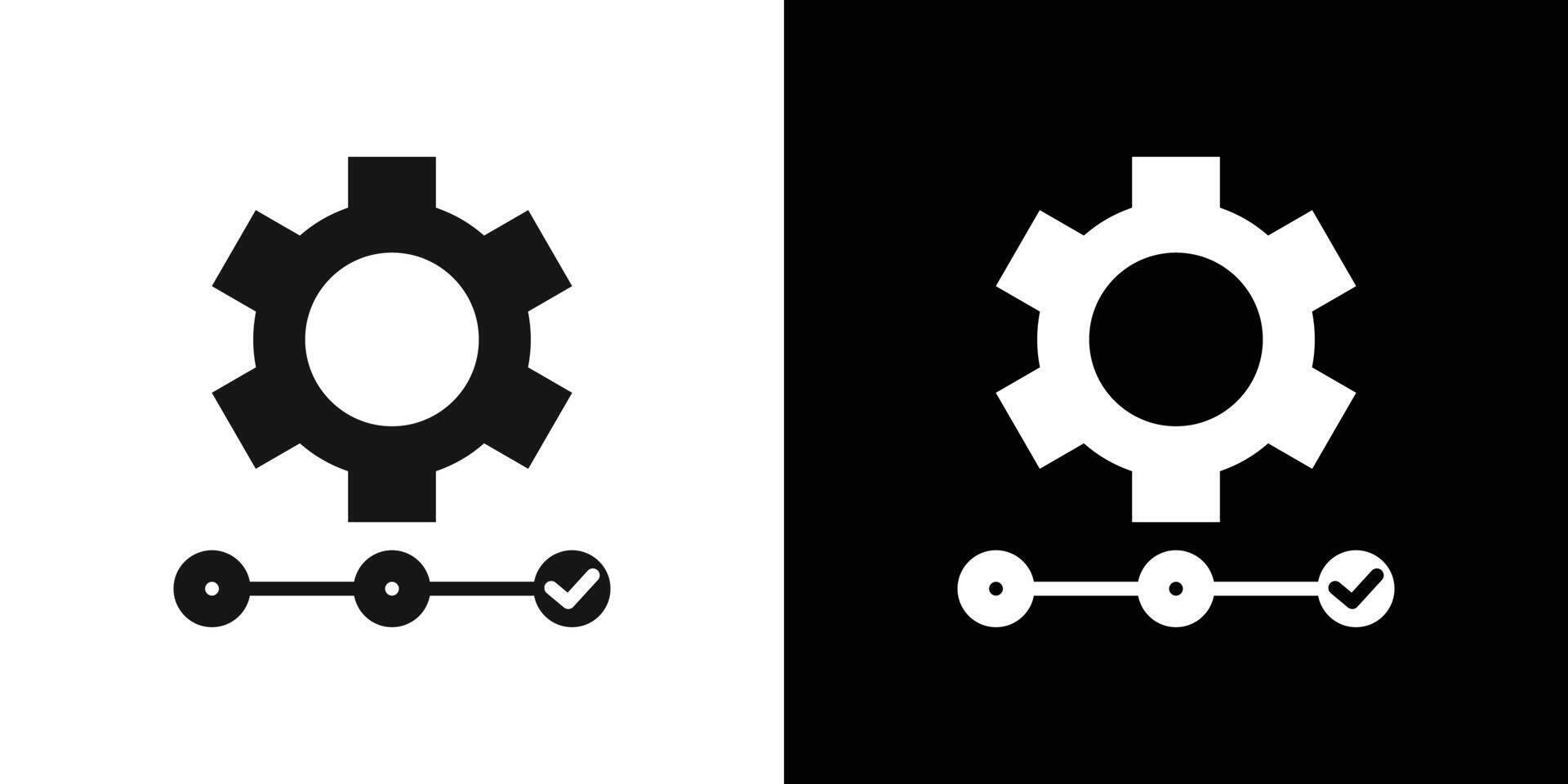 Supply chain icon Flat fill set collection vector