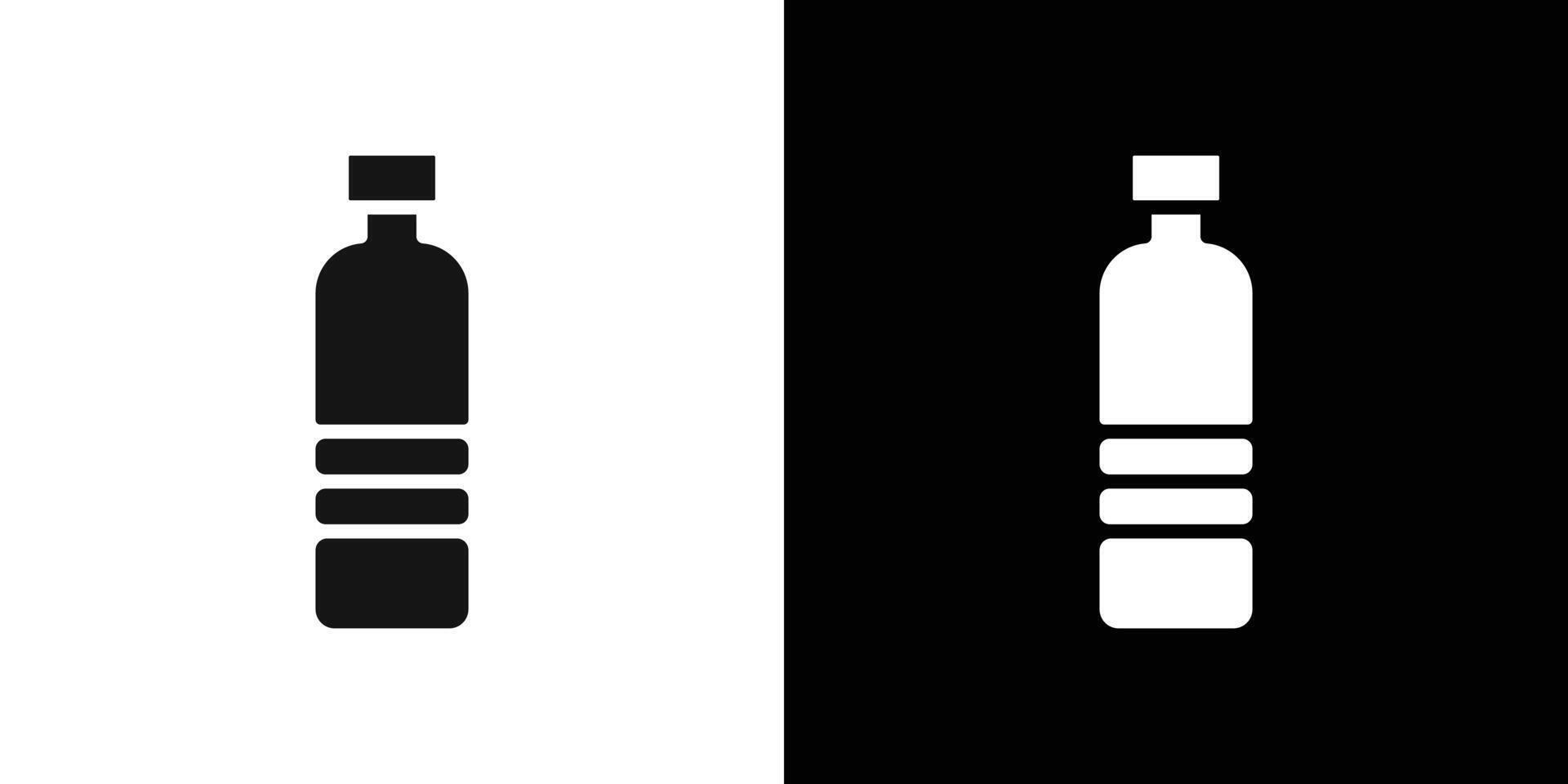 water bottle icon Flat fill set collection vector
