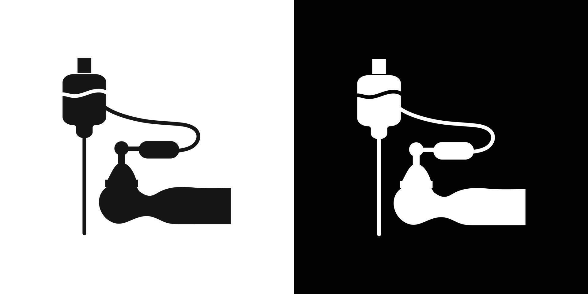 Anesthesia icon flat line symbol set. vector