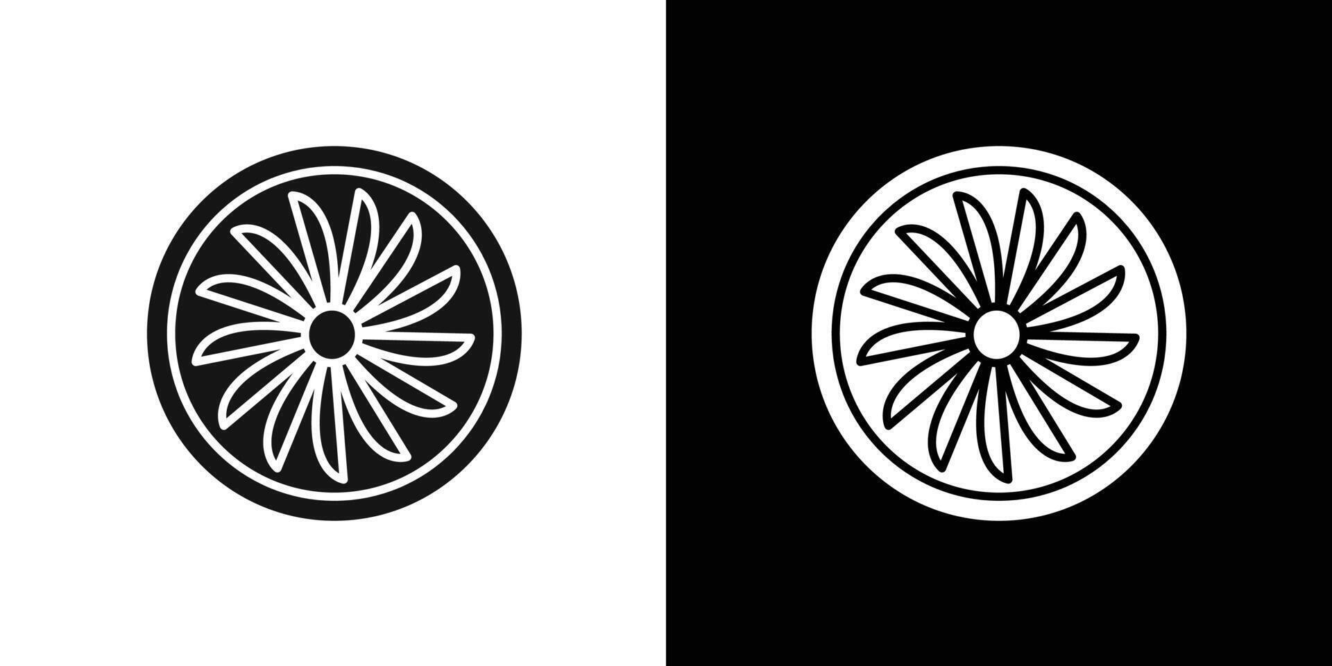 Plane turbine icon flat line symbol set. vector