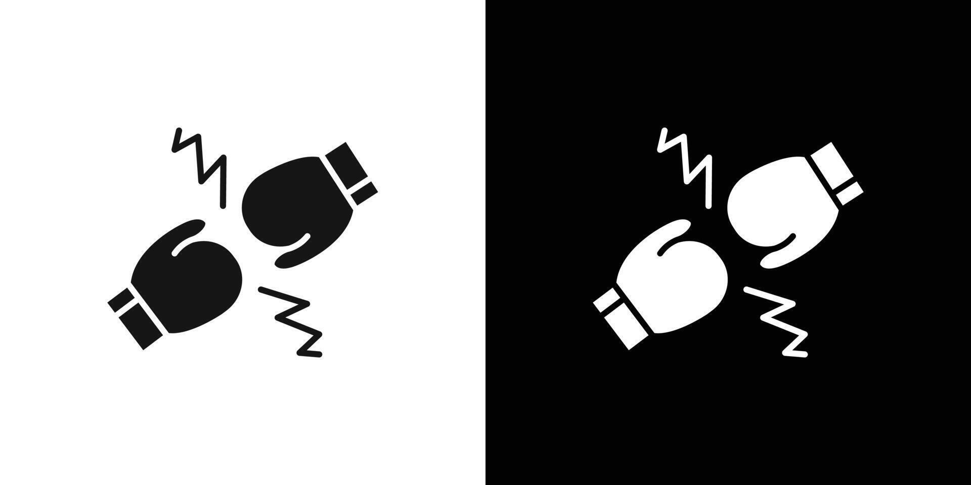 Rivalry icon flat line symbol set. vector