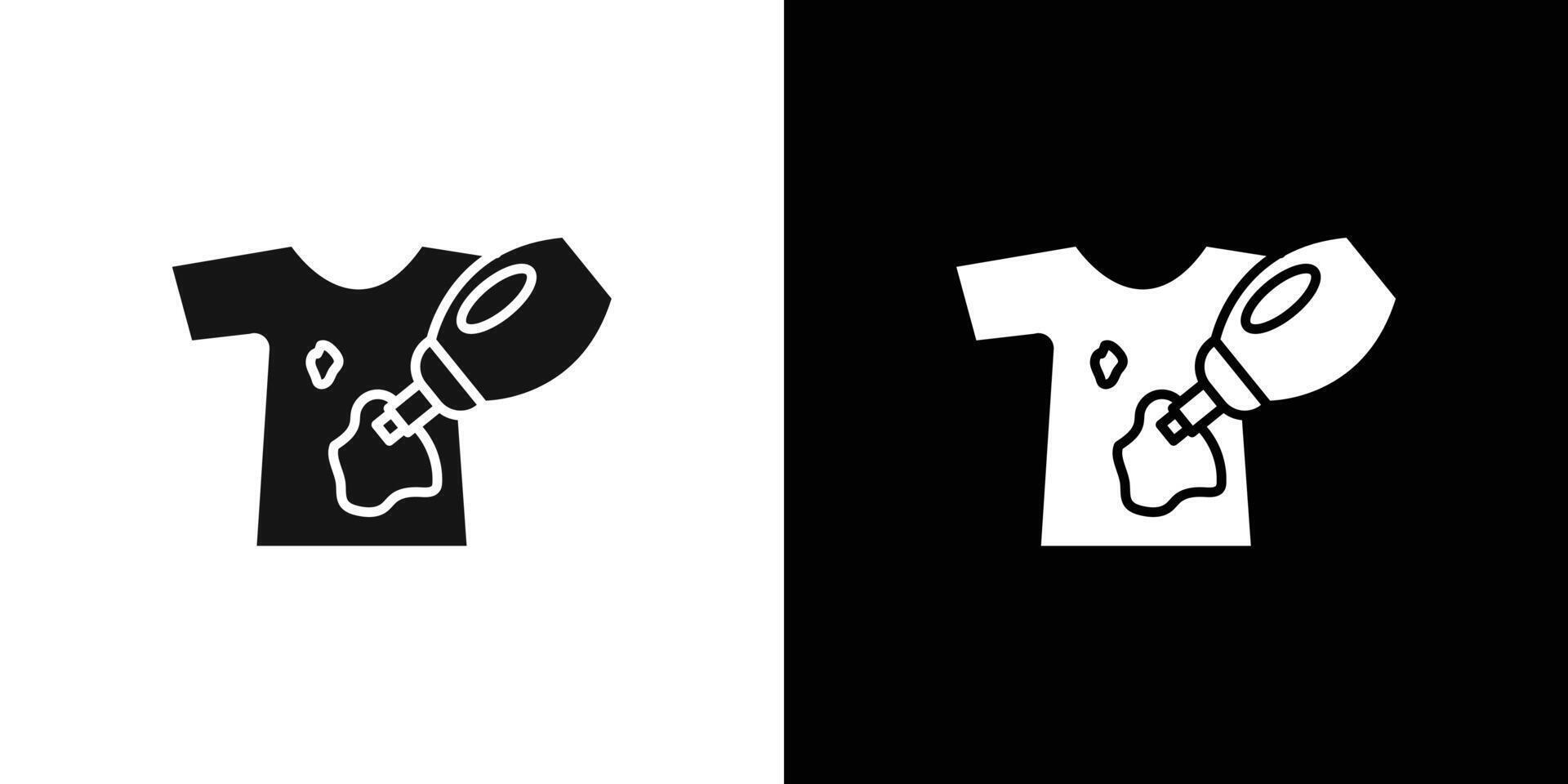 Softener clothes dirt icon flat line symbol set. vector