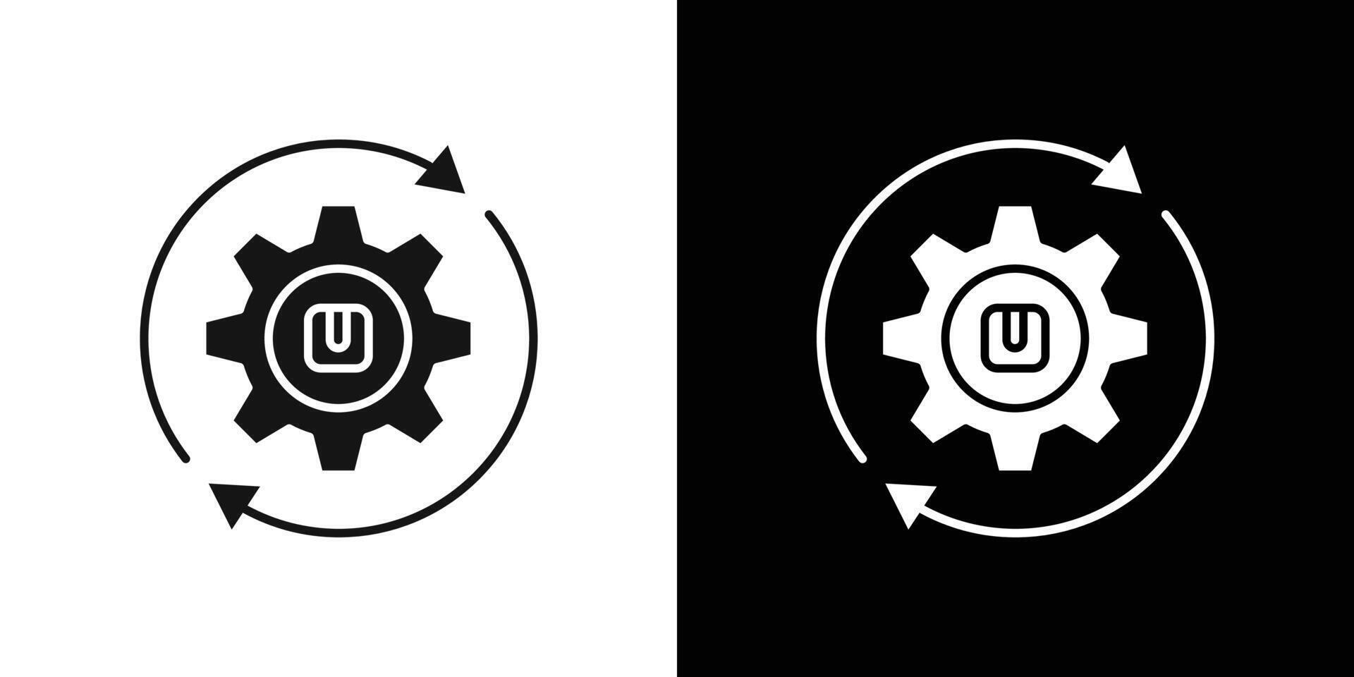 Supply chain icon flat line symbol set. vector