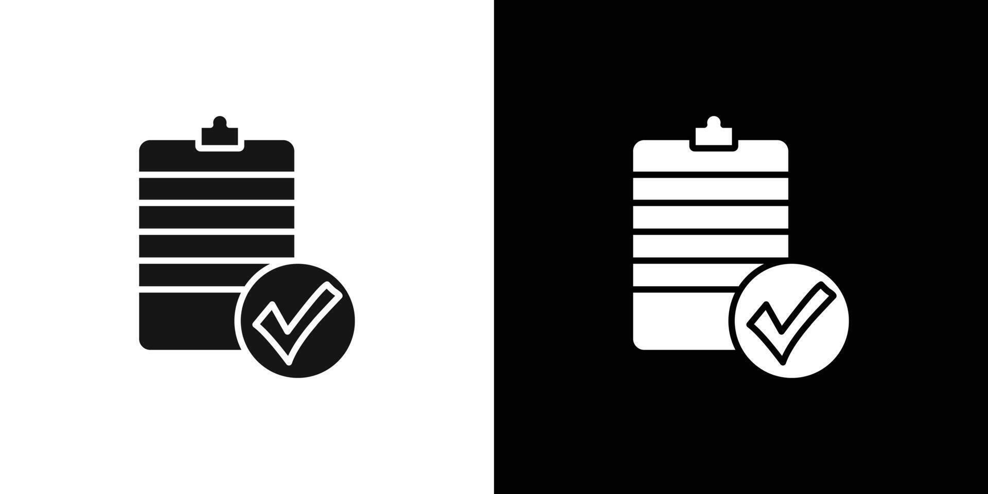 Check sign icon flat line symbol set. vector
