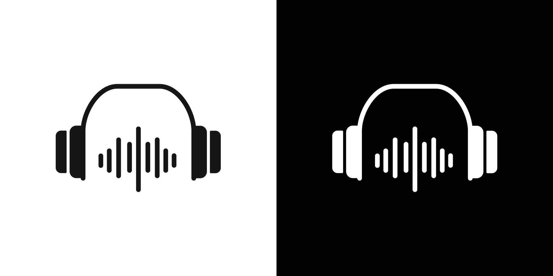 Dj icon flat line symbol set. vector