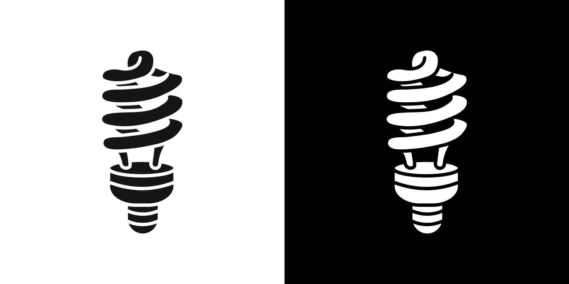 energy efficiency light bulb icon flat line symbol set. vector
