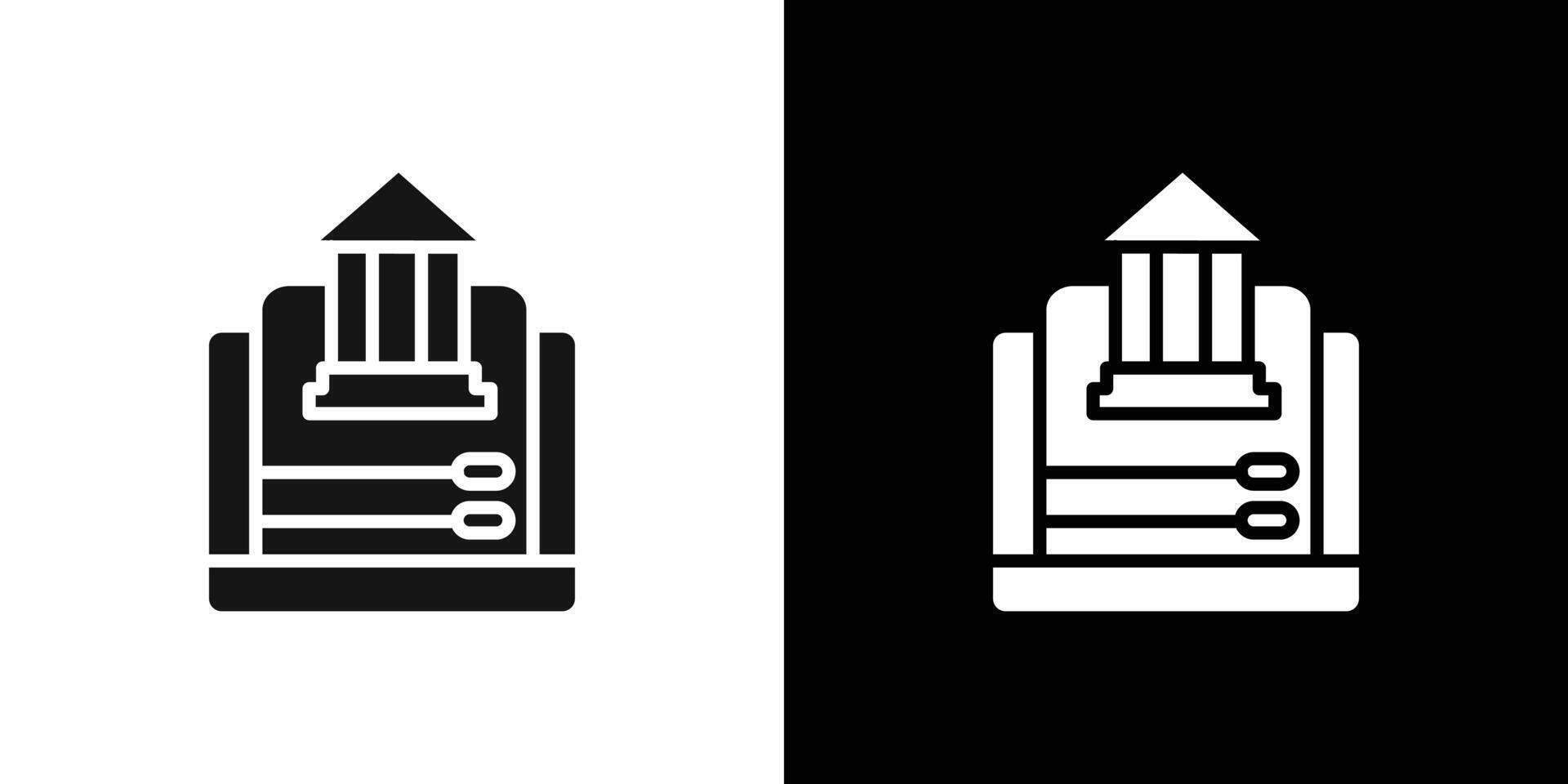 Official information online icon Flat set outline vector