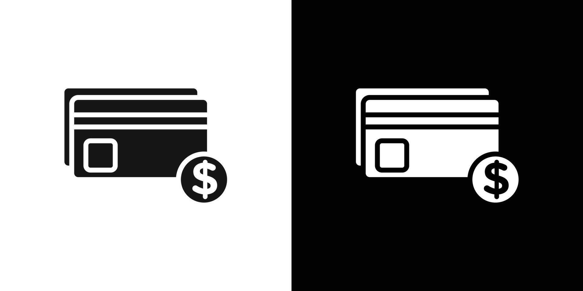 Payment method icon Flat set outline vector