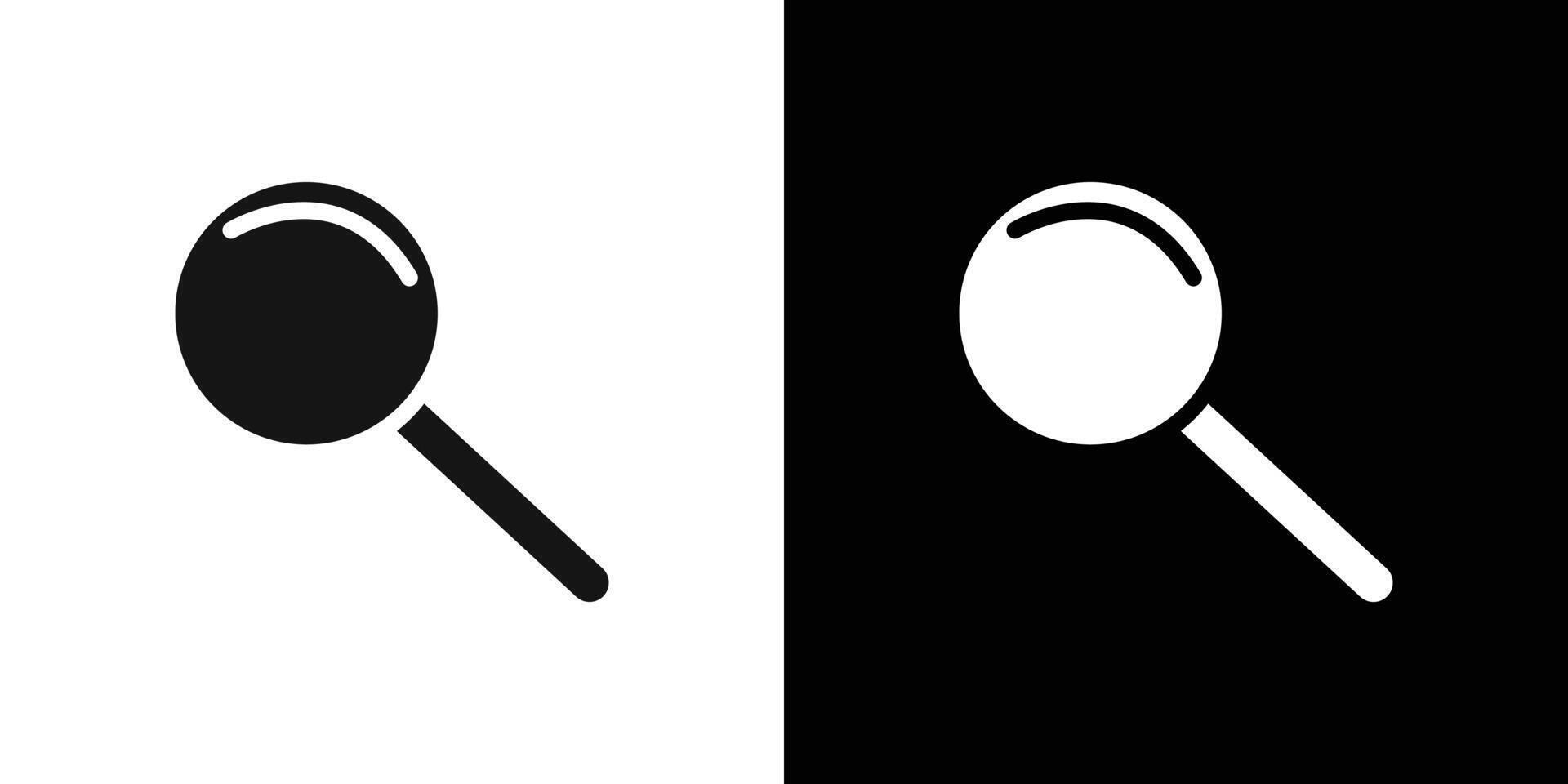 search icon Flat set outline vector