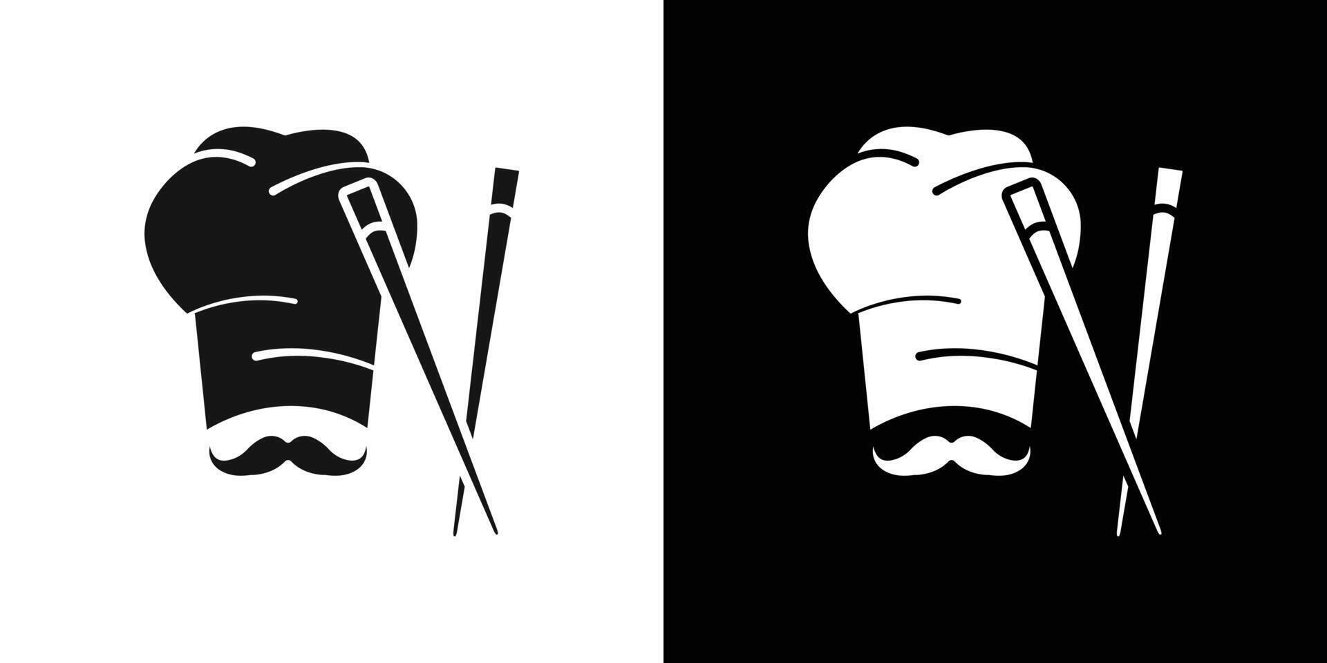 toque icon flat line symbol set. vector