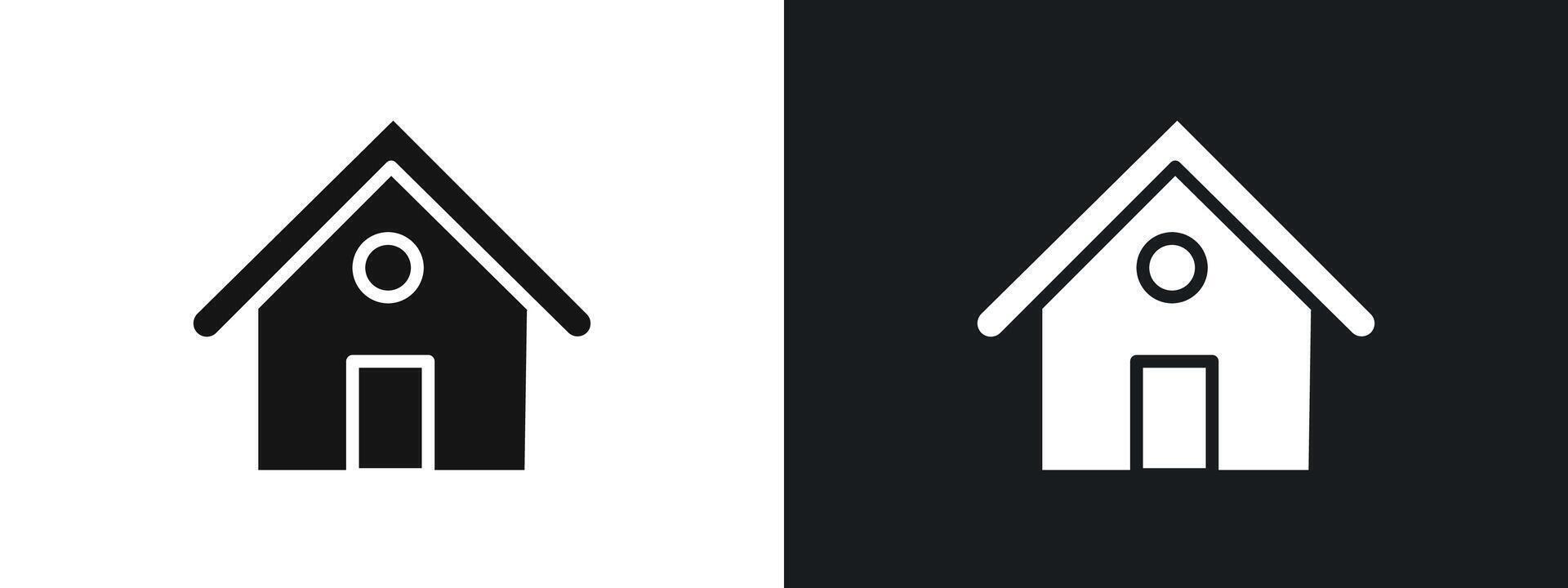 Home icon set vector