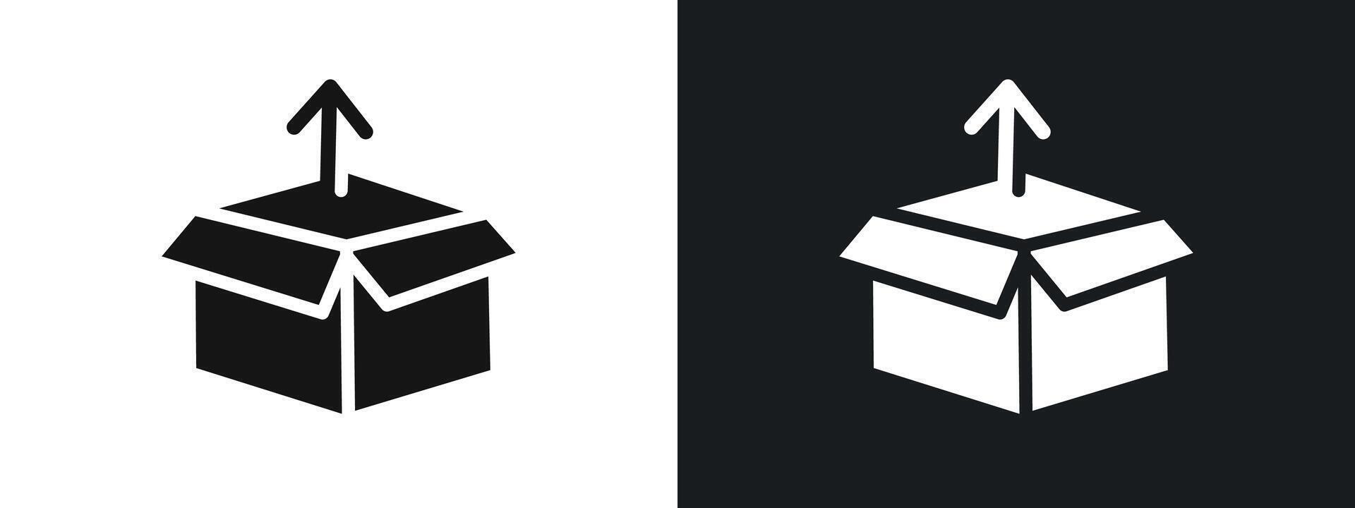 Product release icon linear graphics set in black vector