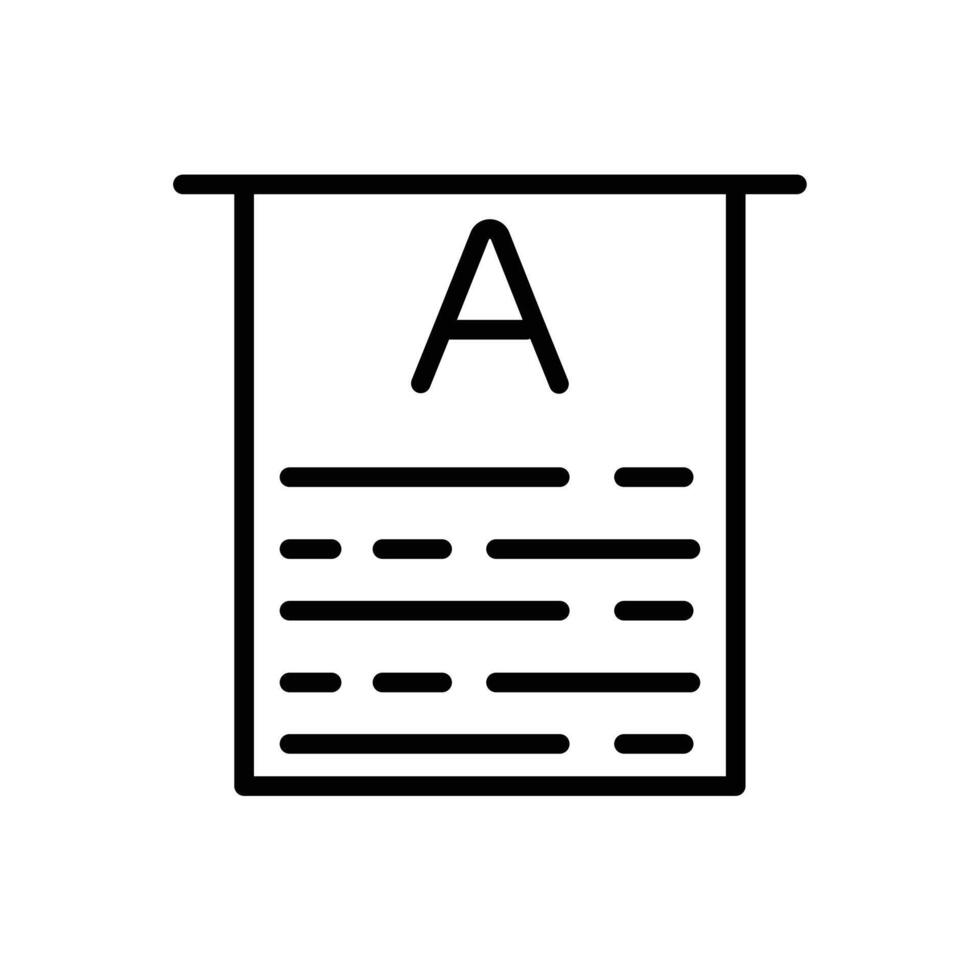 oculist icon Logo symbol outline set vector