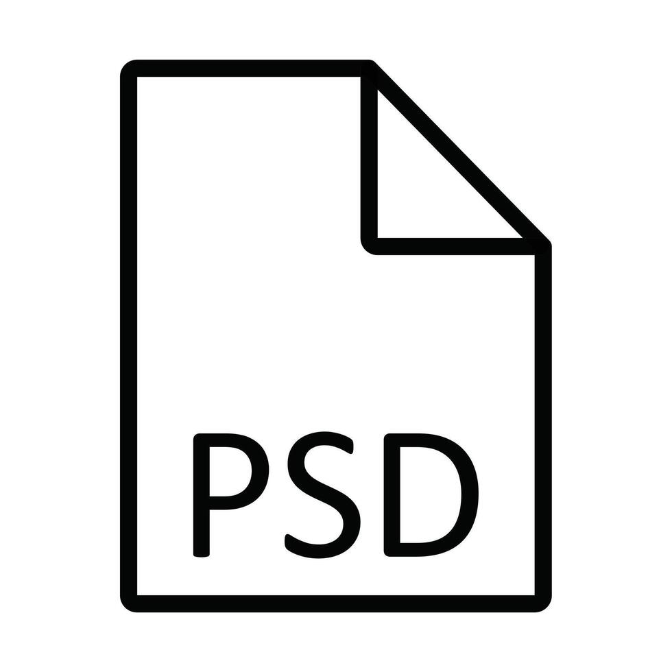 File Format Icon Logo symbol outline set vector