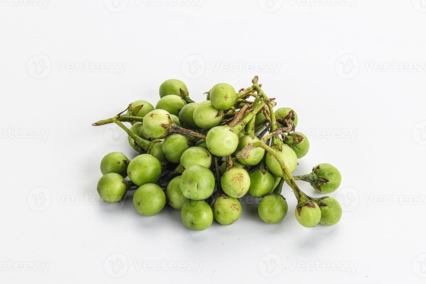 Raw ripe wild pea eggplant photo