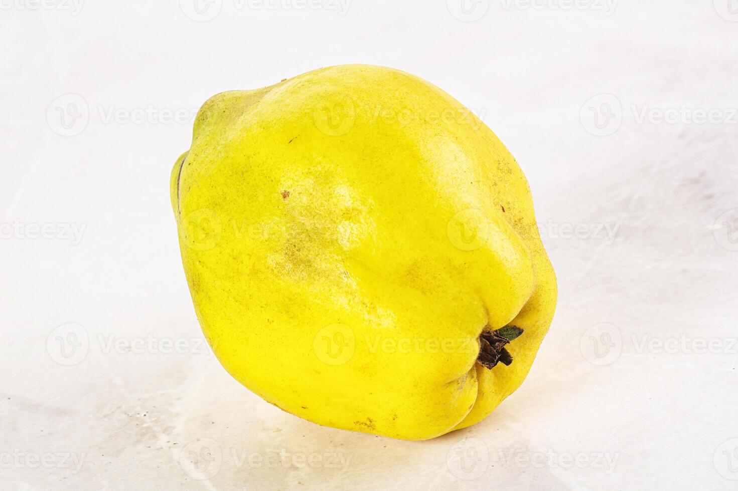 Ripe sweet organic quince fruit photo