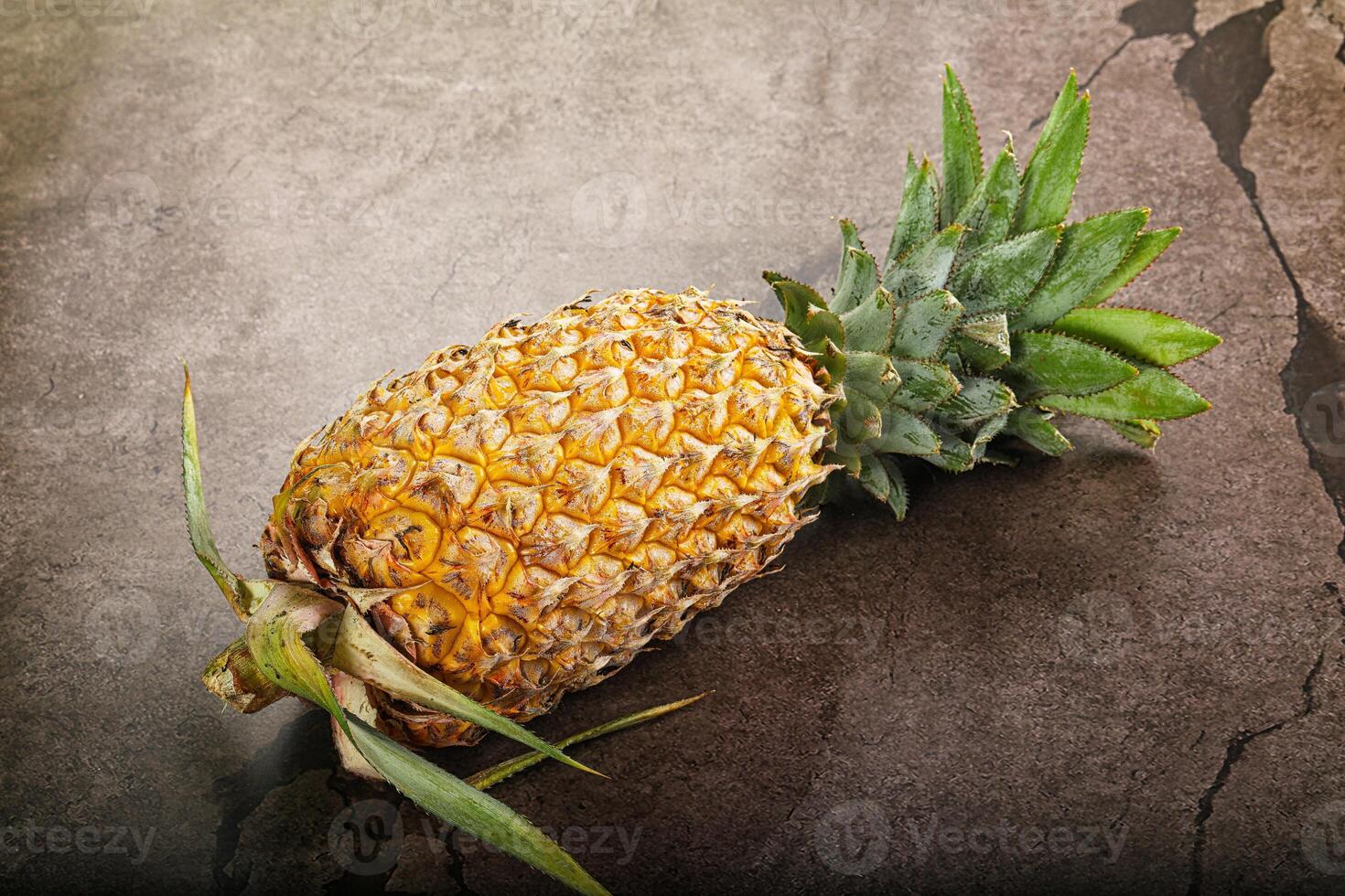 Fresh ripe sweet juicy Pineapple photo