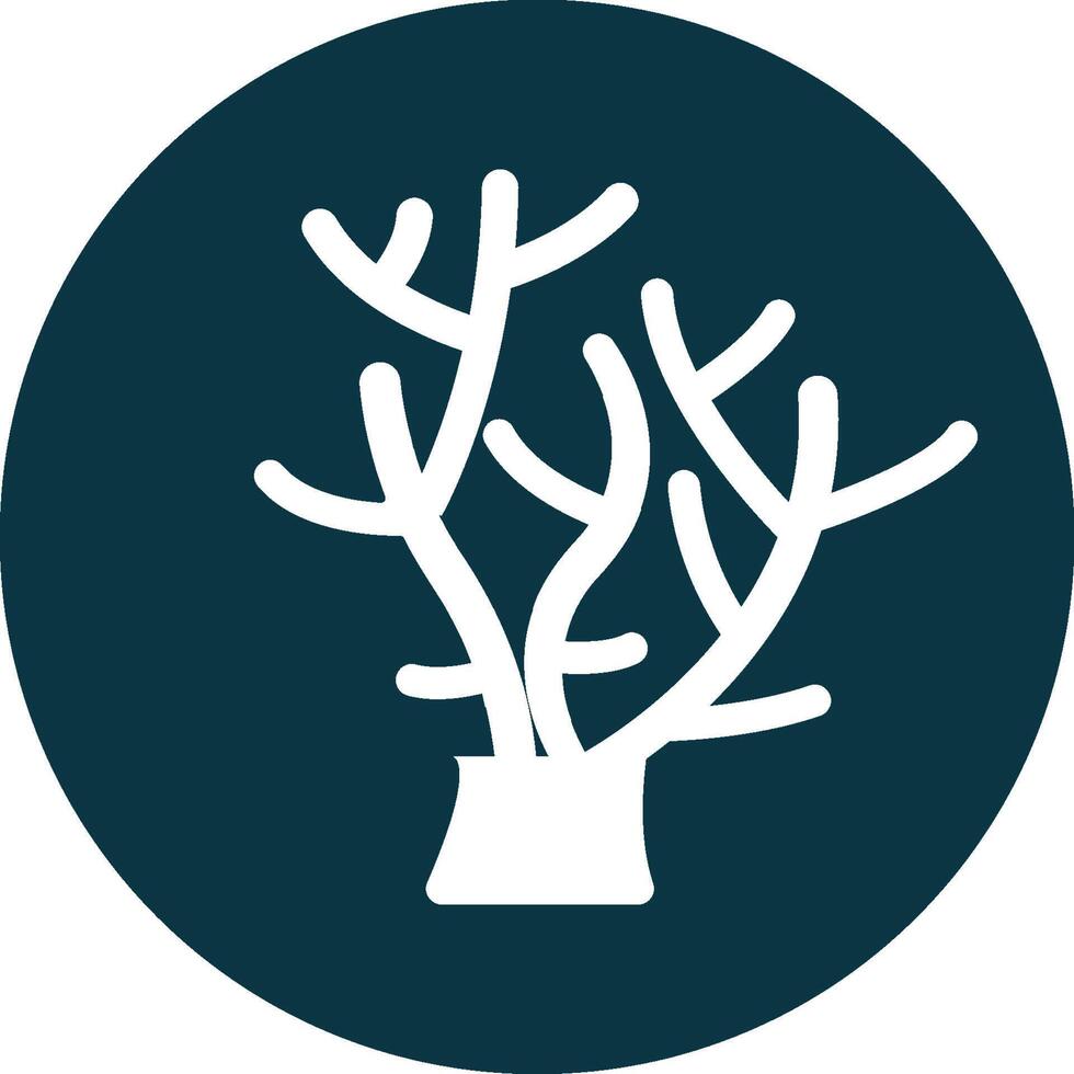 coral reef design icon vector