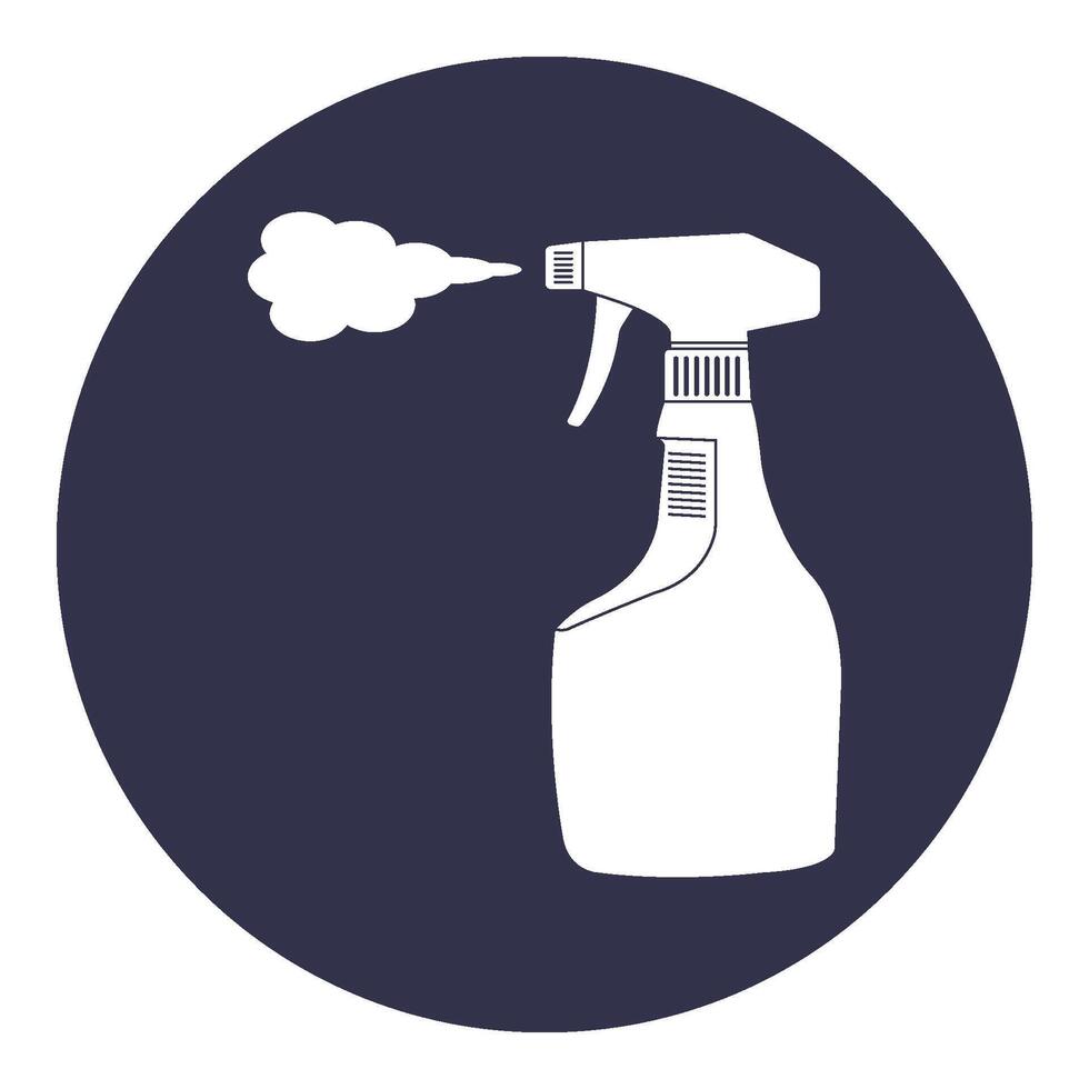 simple image of a clothes freshener spray bottle vector