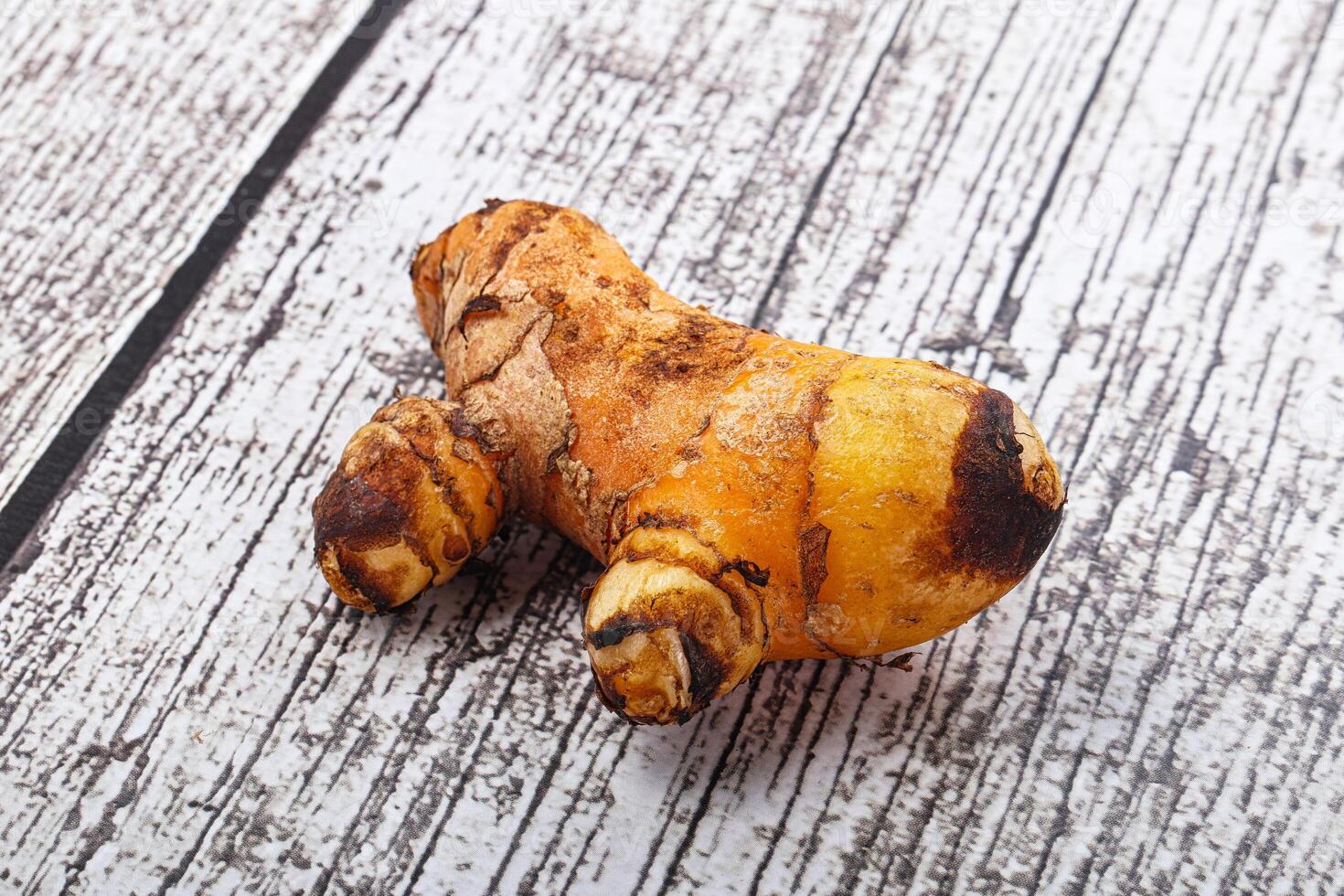 Fresh curcuma root for cooking photo