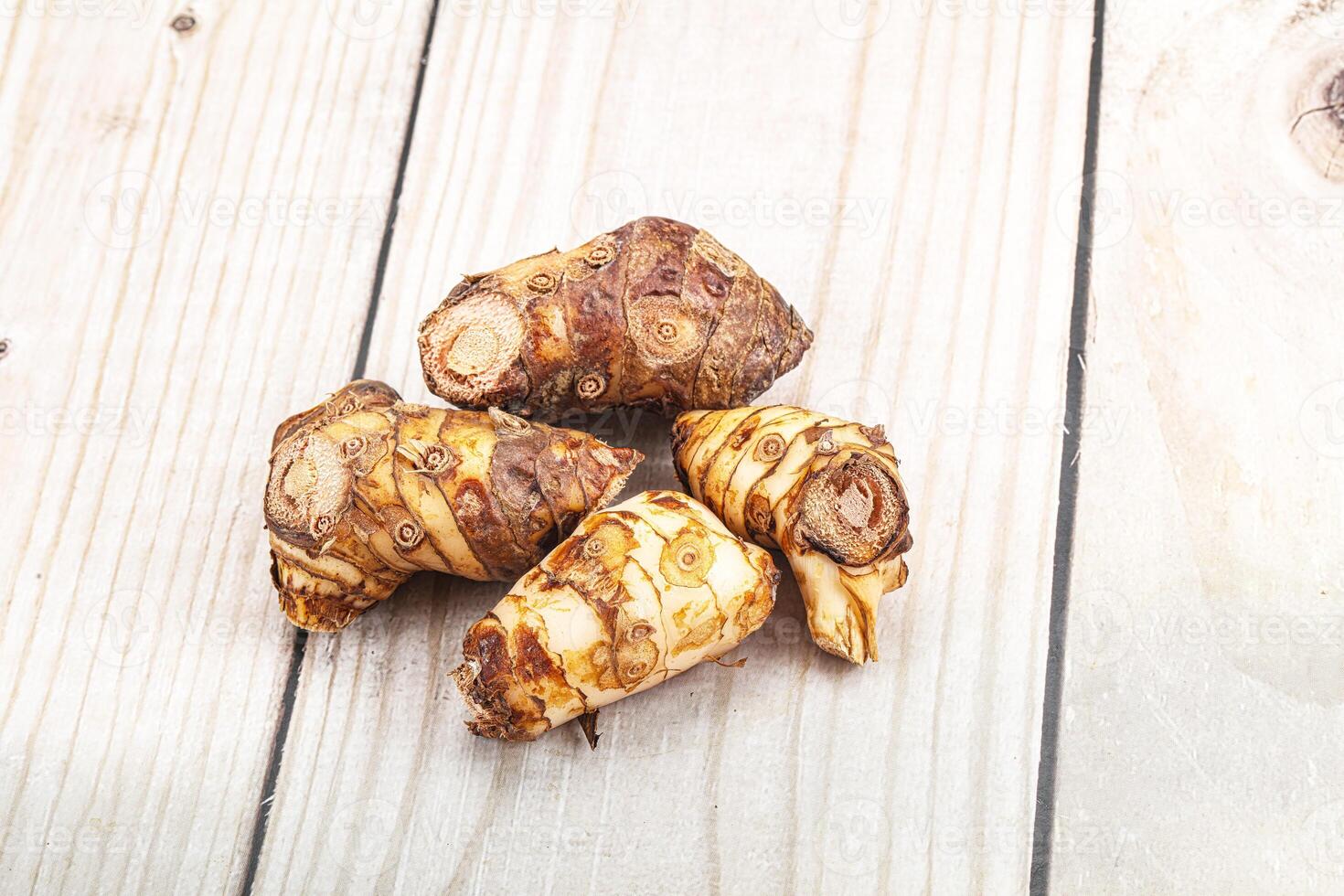 Natural organic raw ginger root photo