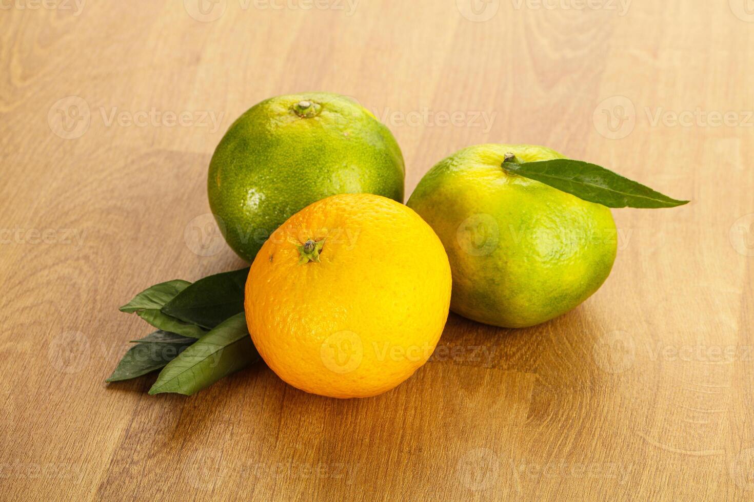 Fresh ripe sweet juicy mandarins photo