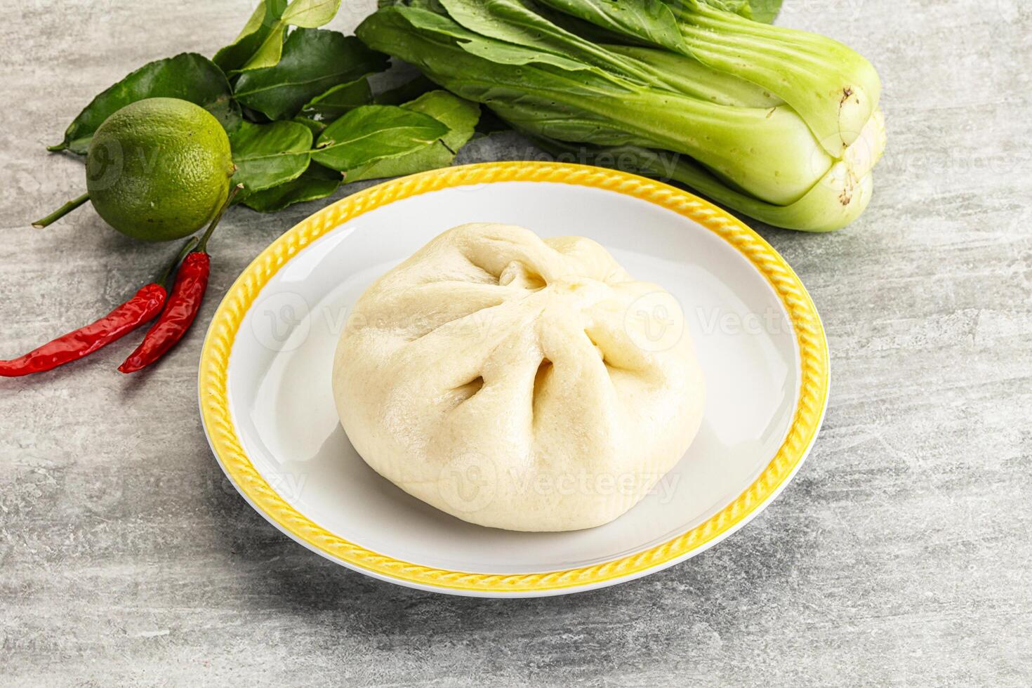 Chinese steamed bun Dim sum photo
