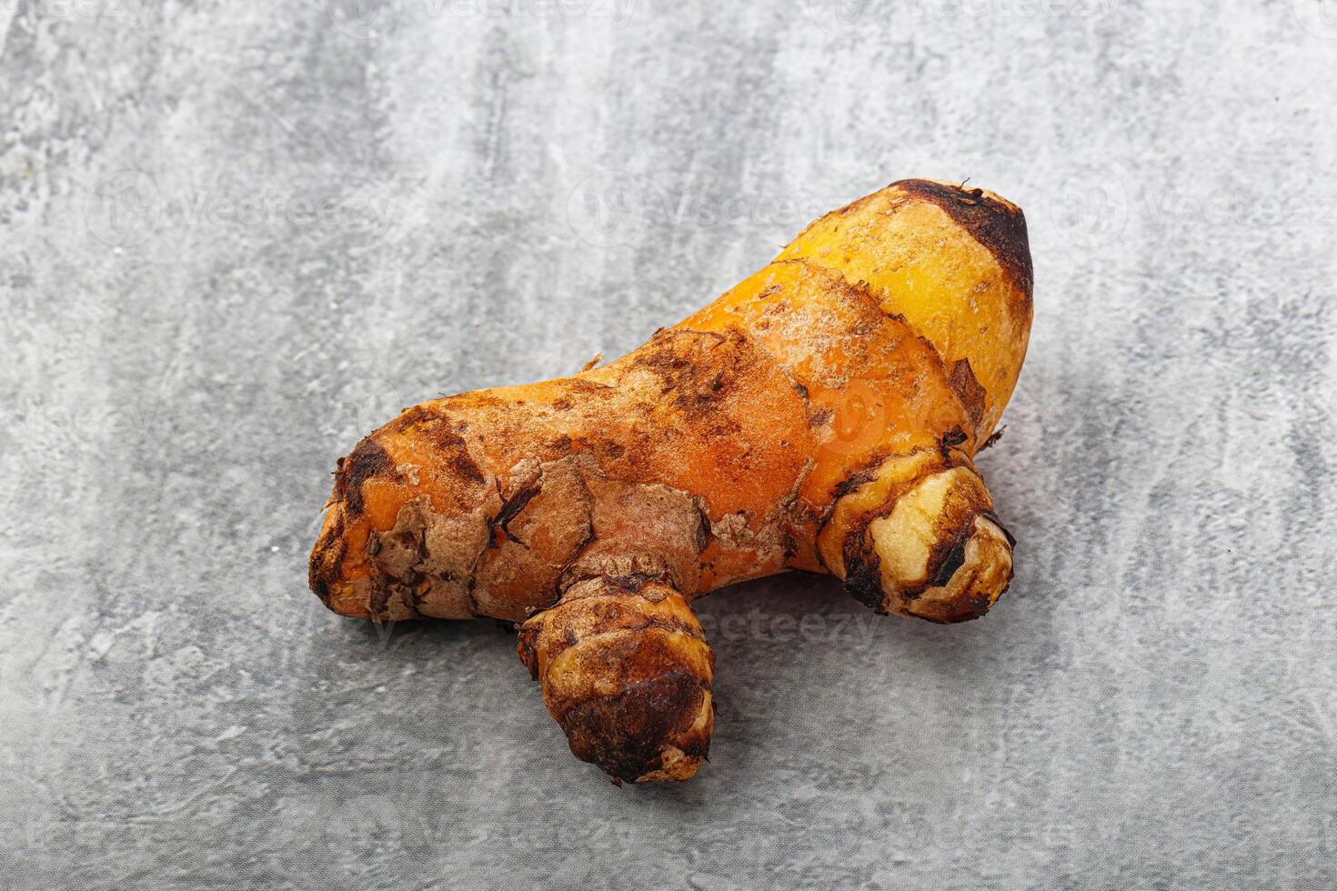 Fresh curcuma root for cooking photo