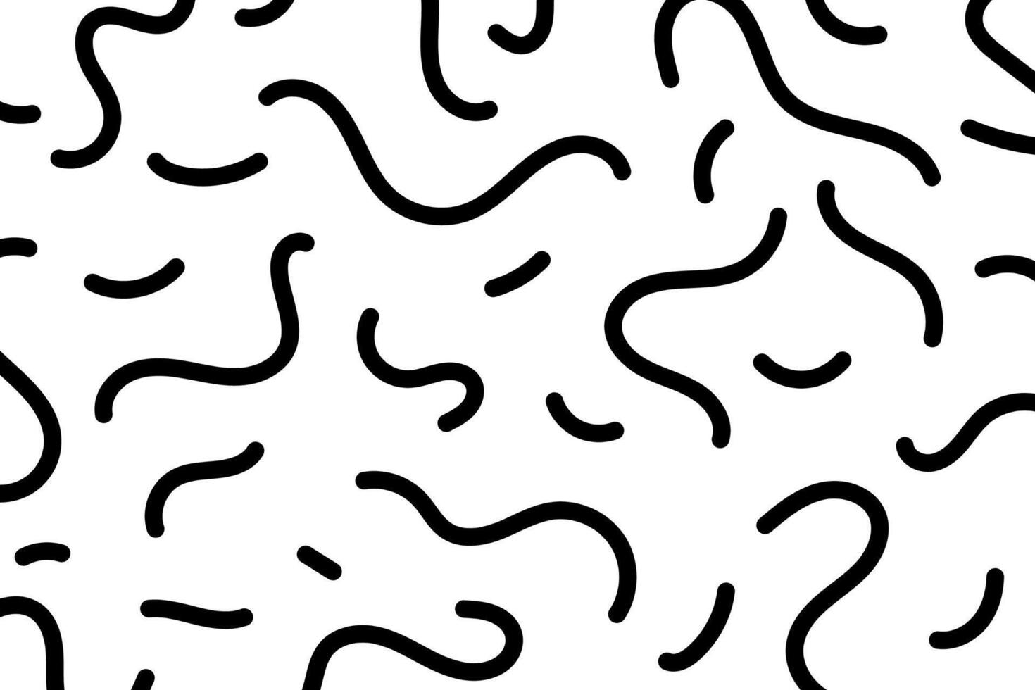 Trendy abstract wave pattern. Hand drawn abstract background. illustration vector