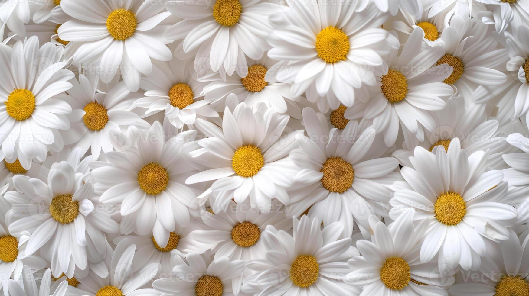 Close-up image of chamomile flowers photo