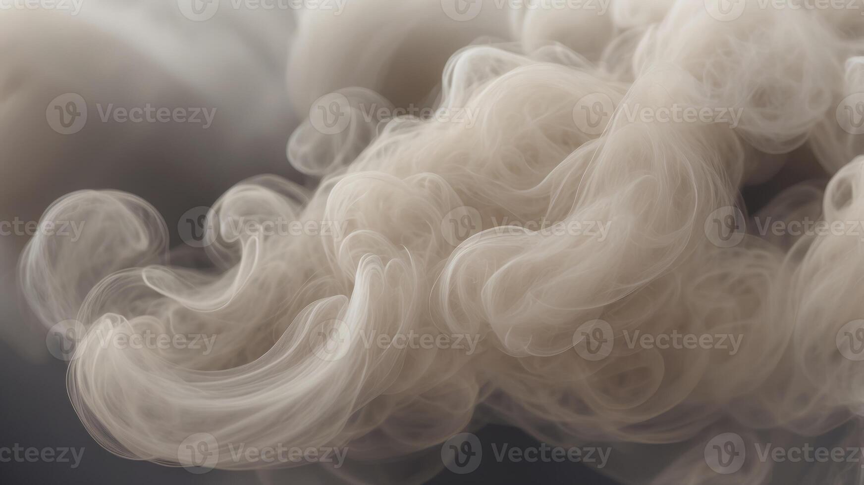 Abstract swirling clouds in shades of grey and beige. photo