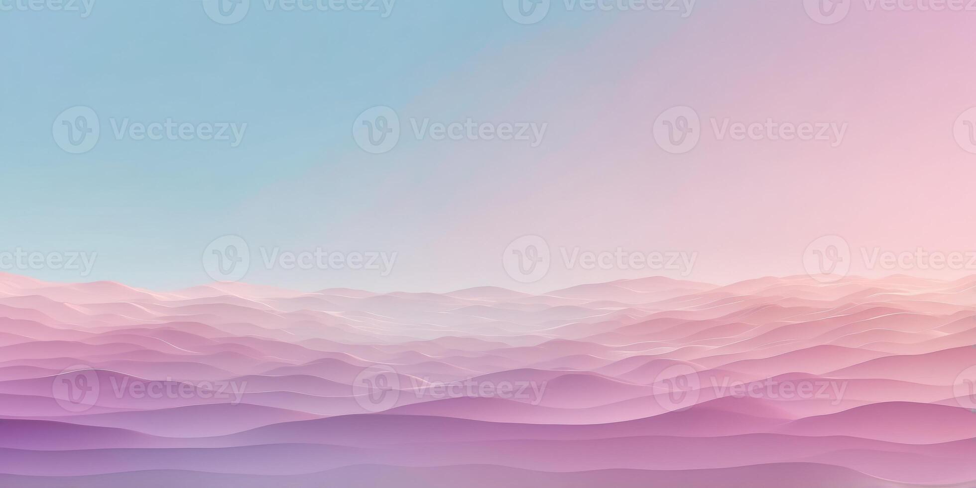 dreamy pastel sky blue to gentle mauve, accented with thin wavy lines gradient background, can be used for website design app design. photo