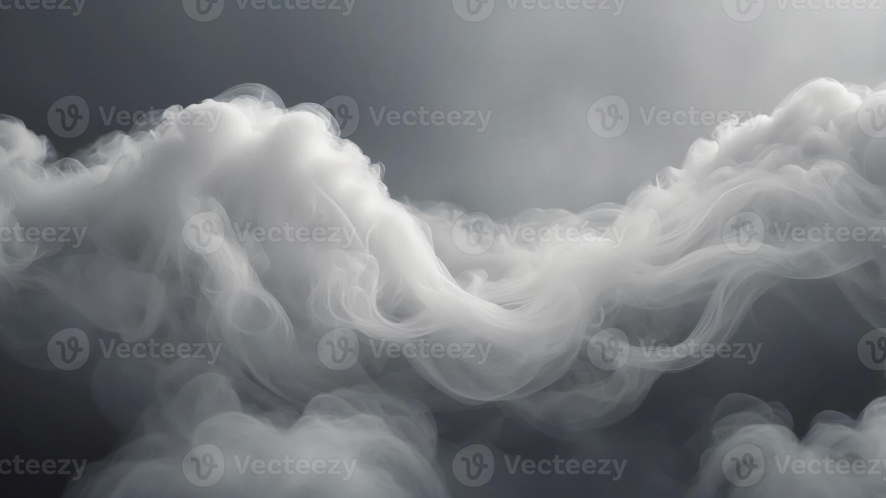 Abstract swirl of clouds in a soft gray color palette. photo