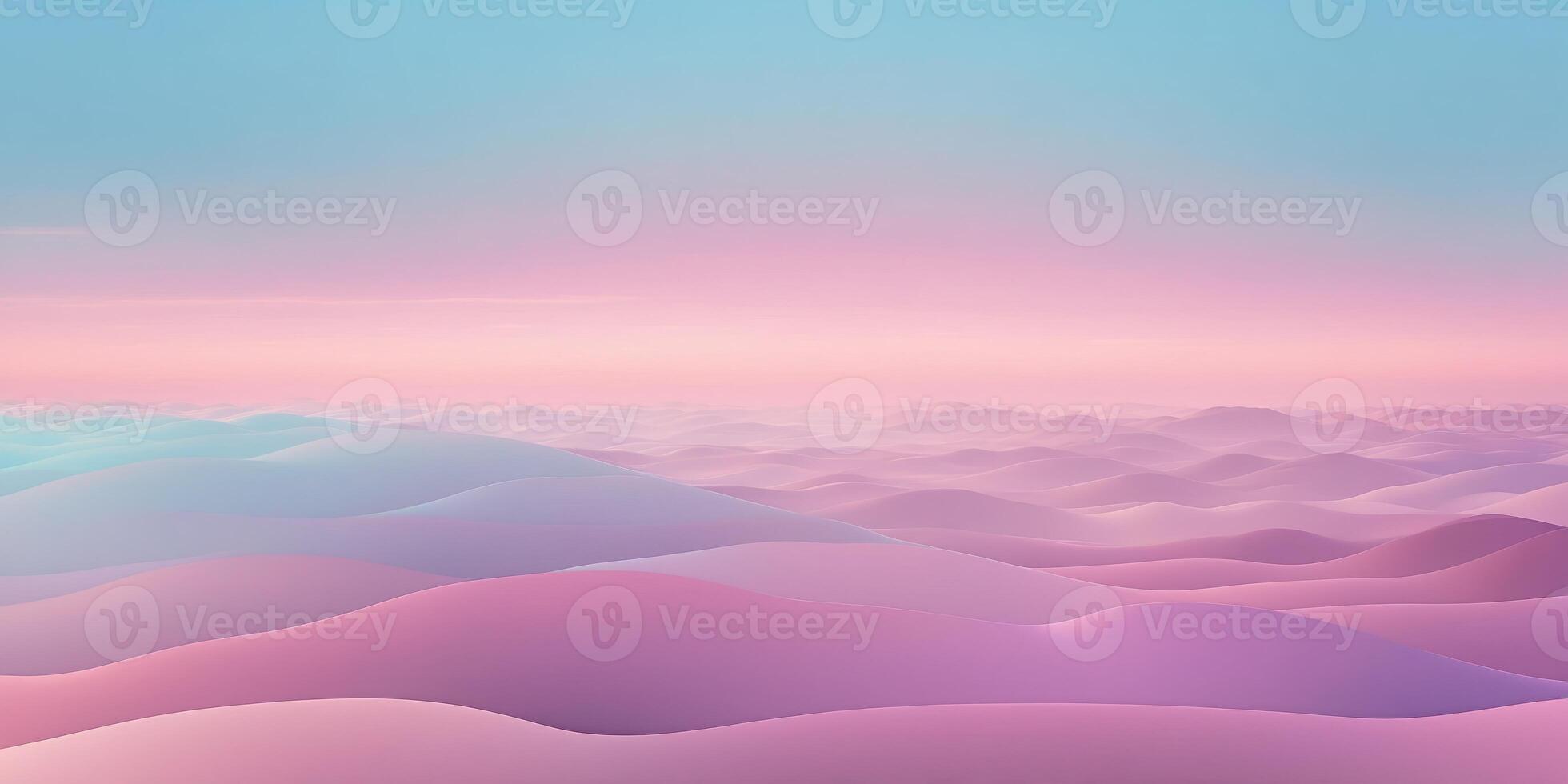 dreamy pastel sky blue to gentle mauve, accented with thin wavy lines gradient background, can be used for website design app design. photo