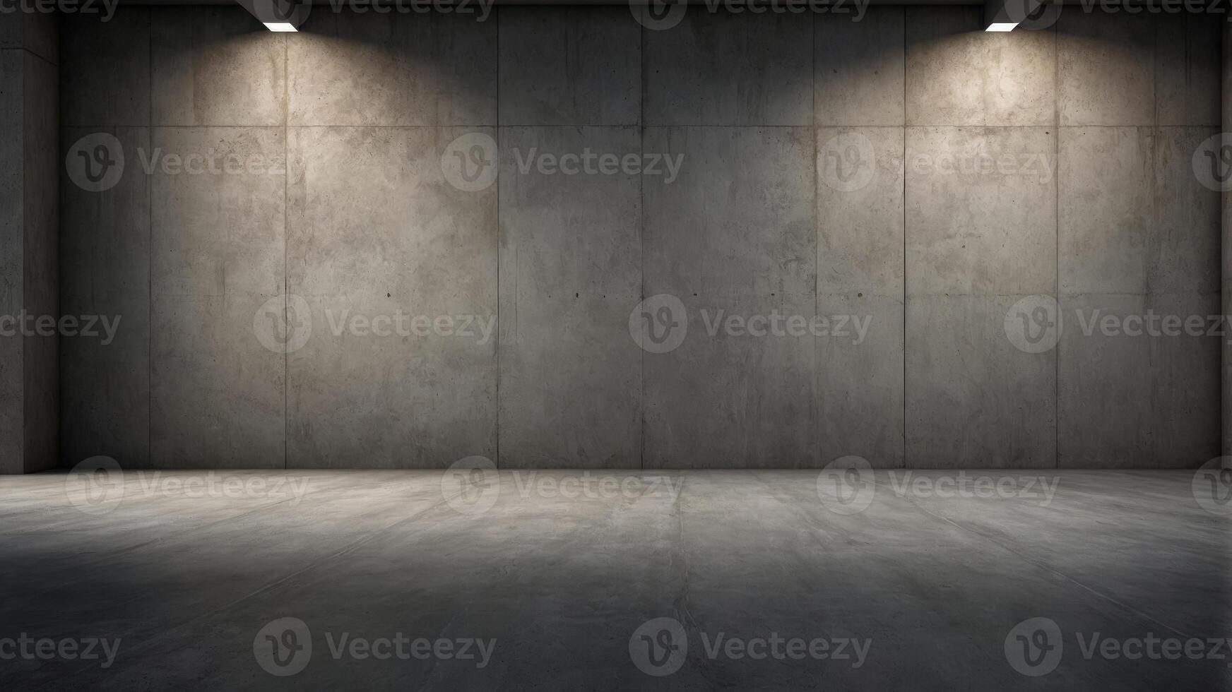 A concrete background with light and shadow effects ideal for displaying products in presentations and cover banner designs with copy space image. photo