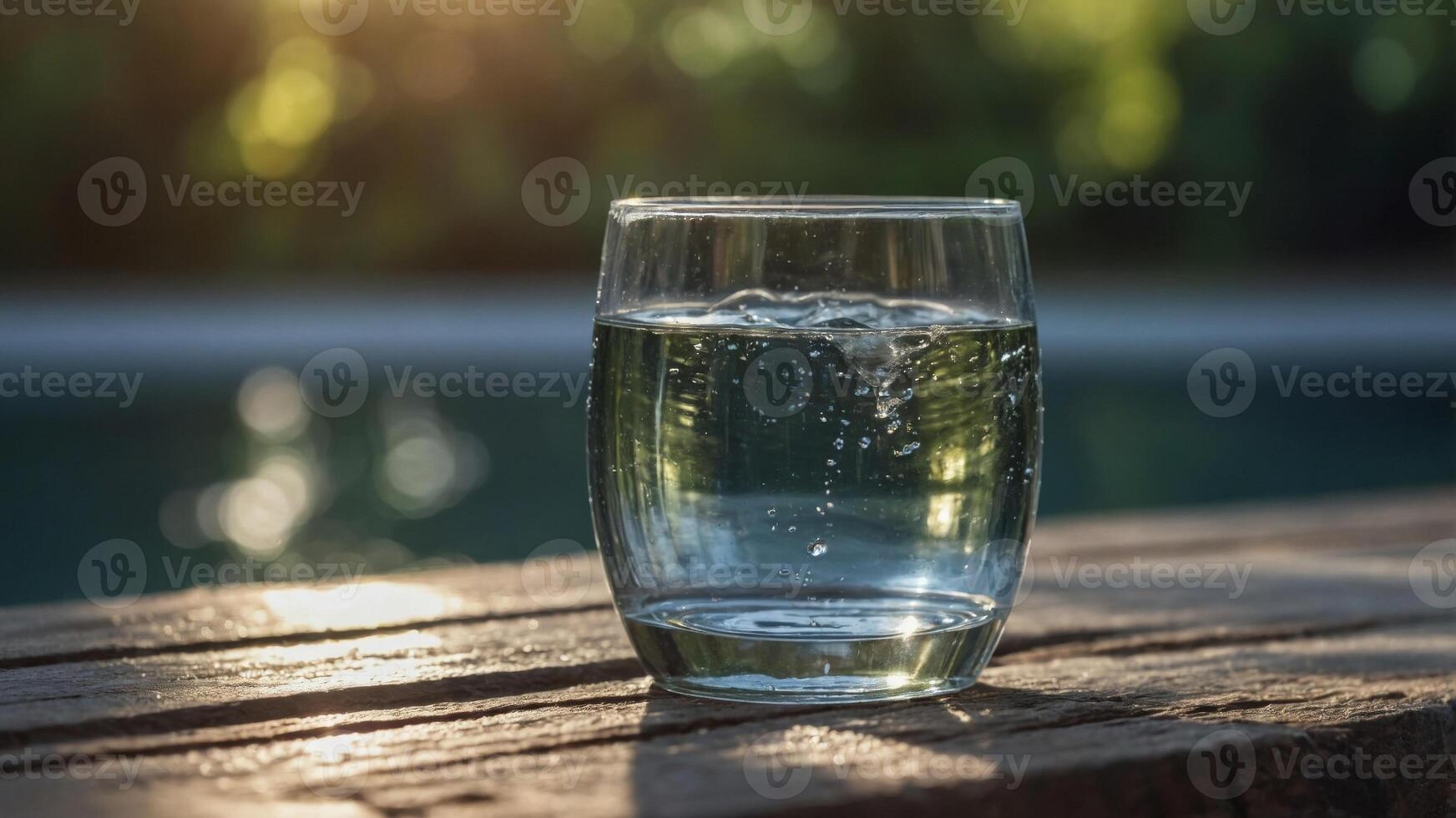 image space copy for ideal water resembling effect focus soft blurred a with background lighting morning Soft. photo