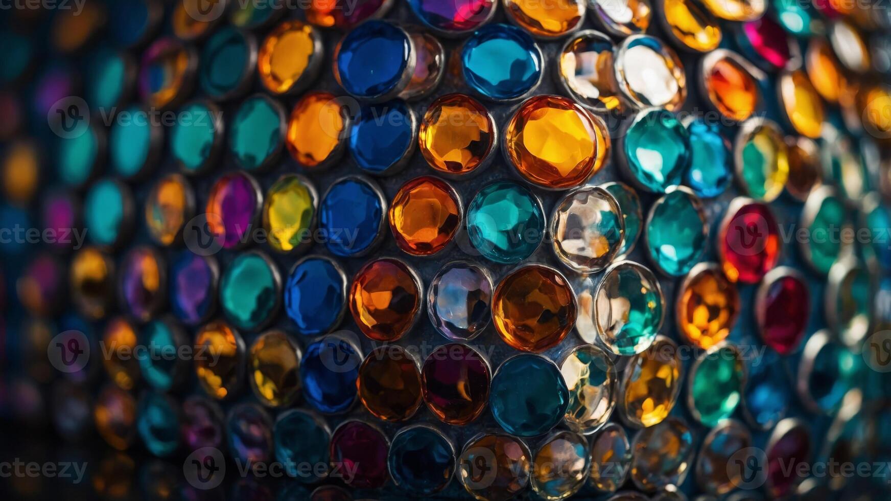A glossy ceramic wall with a reflective surface and vibrant color. photo