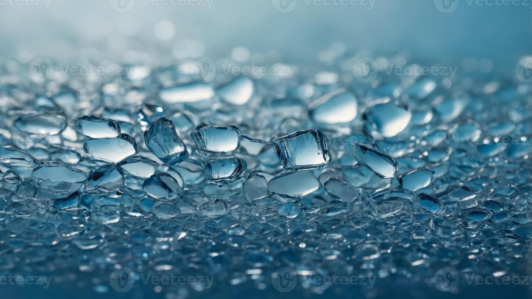 background sky blue with glass broken of Close-up. photo