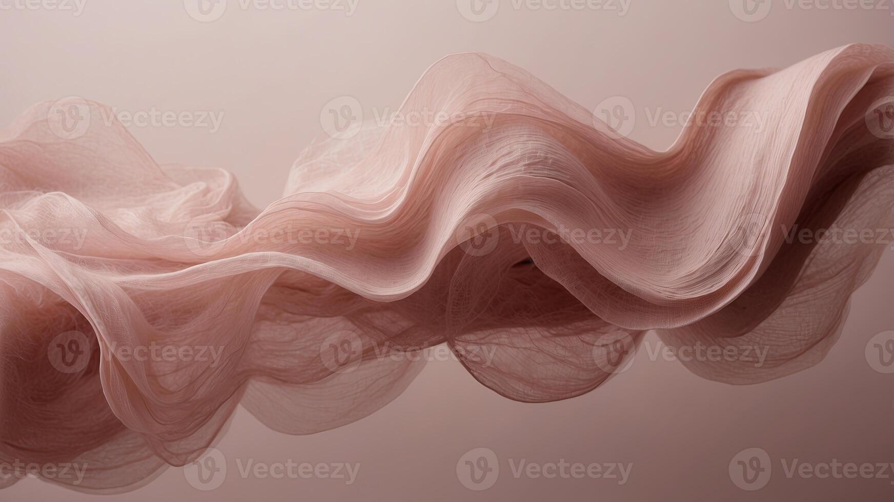 Abstract rough brushstrokes in dusty rose on canvas. photo