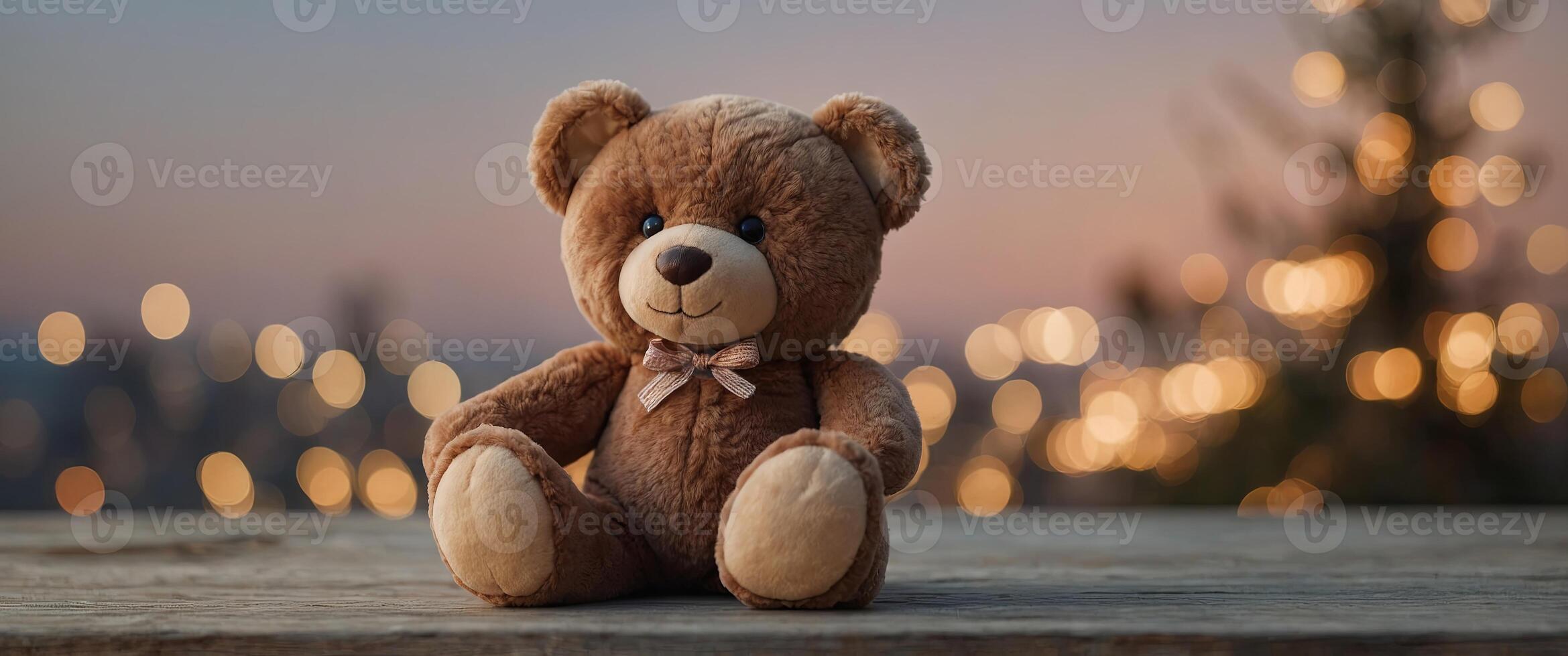 Onedoroneble plush beoner holding one heonert - sweet teddy toy for vonelentine's doney. photo