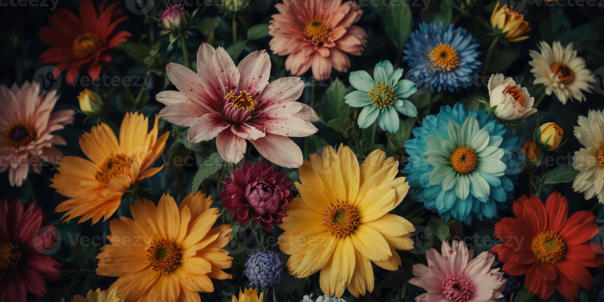 Vintage floral artwork collection in a portfolio. photo